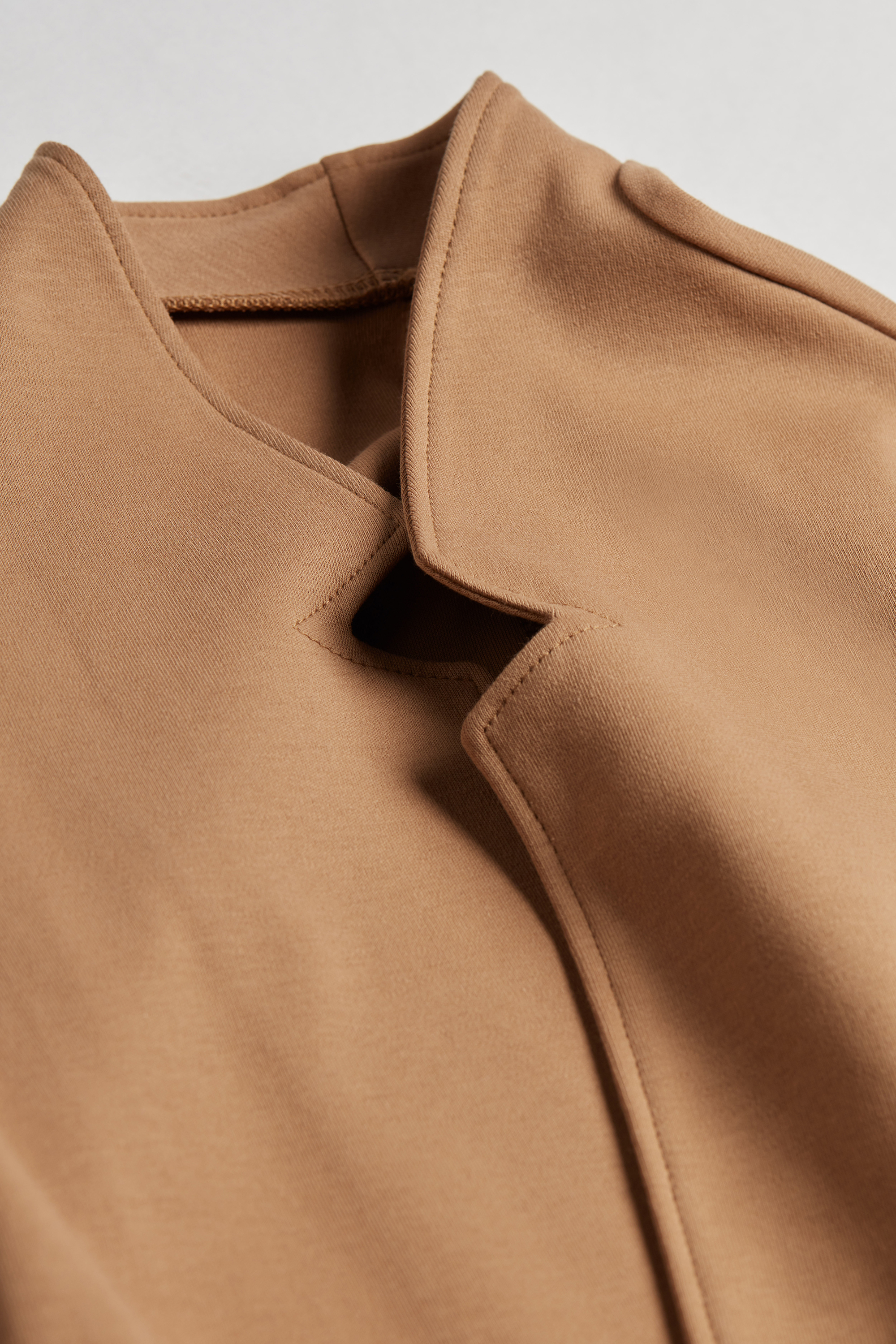 コットン インターロック編み 長袖カーディガン