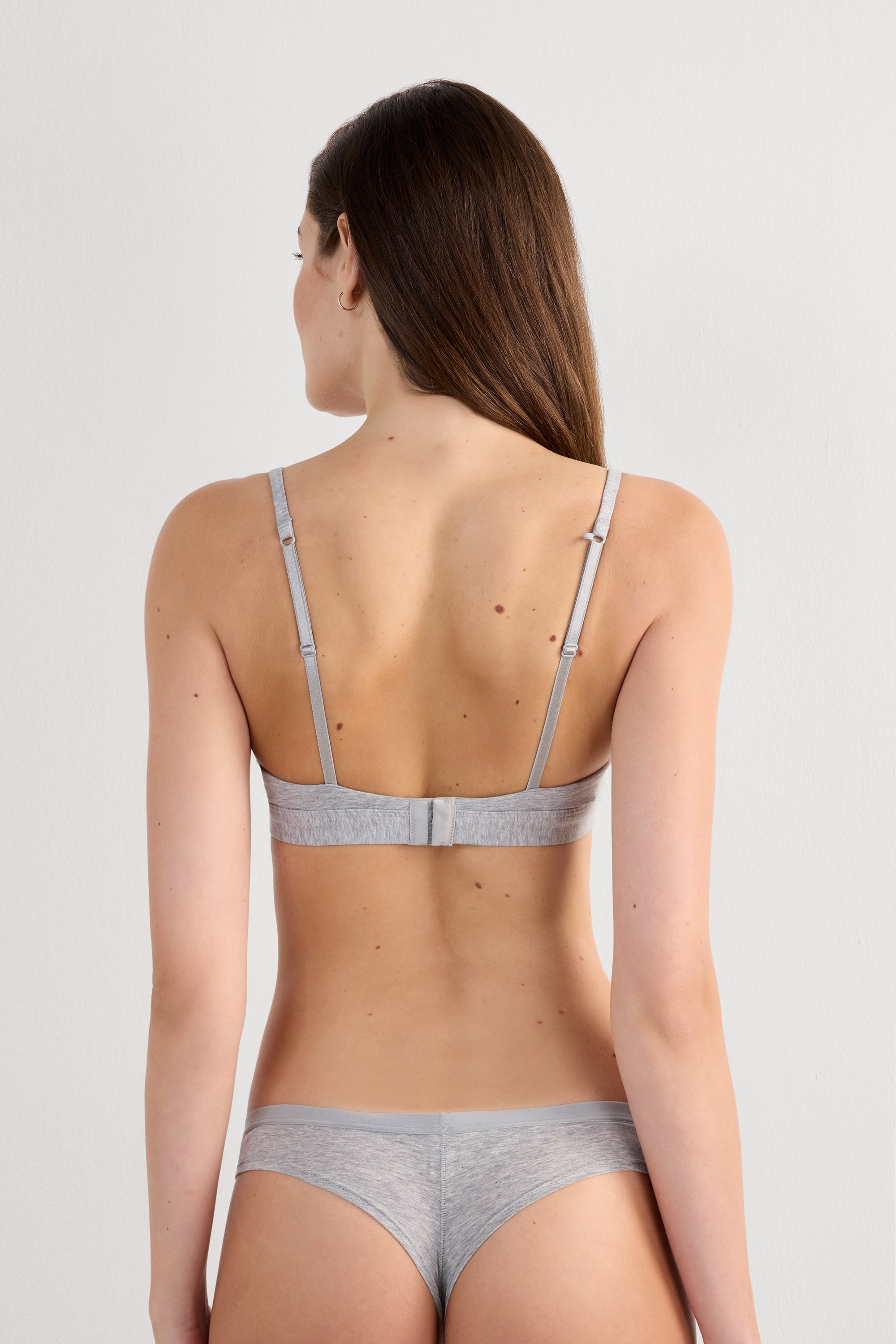 Tiziana コットン トライアングルブラ