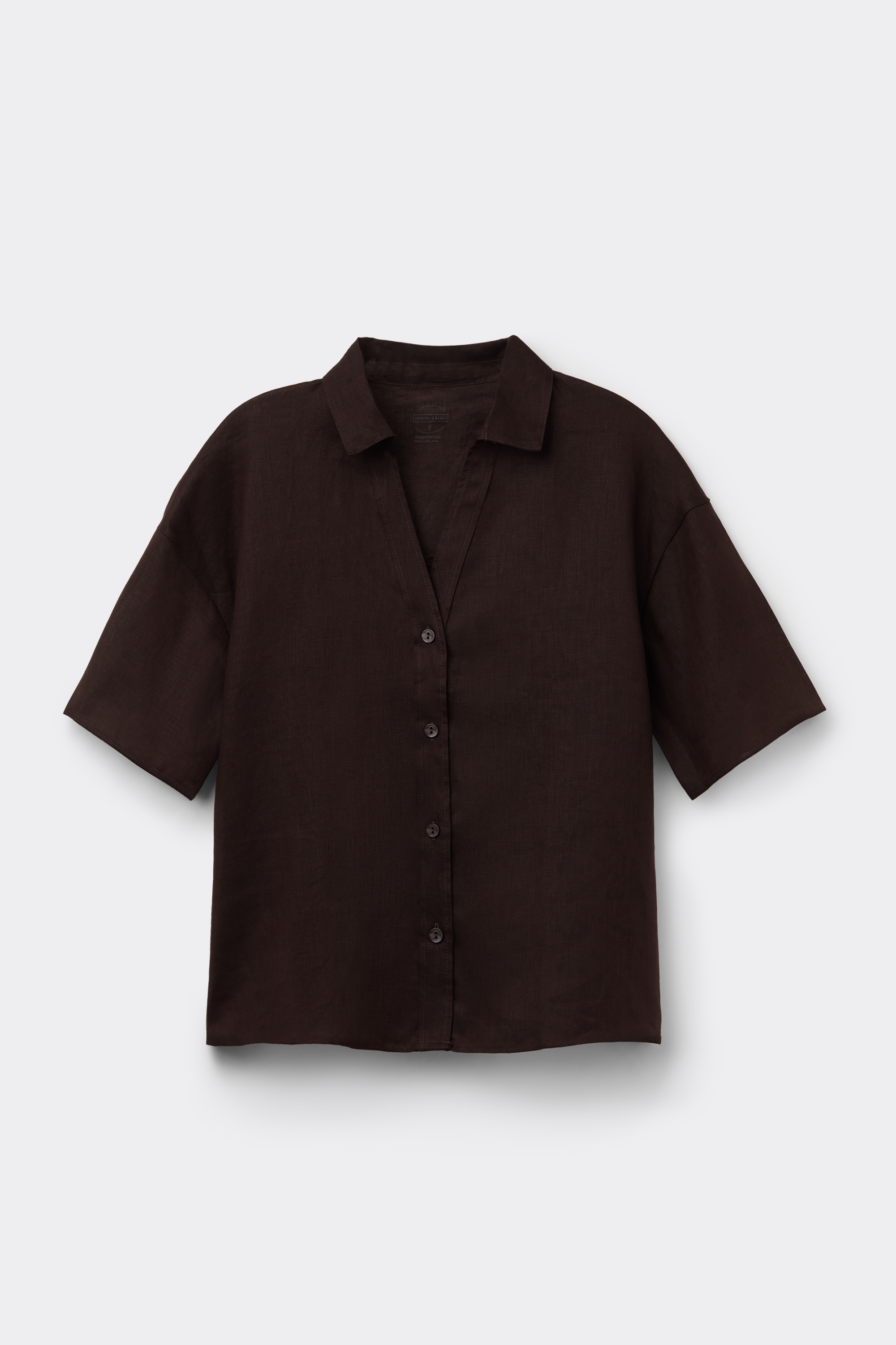 The Pure Linen リネンファブリック ショートスリーブ シャツ