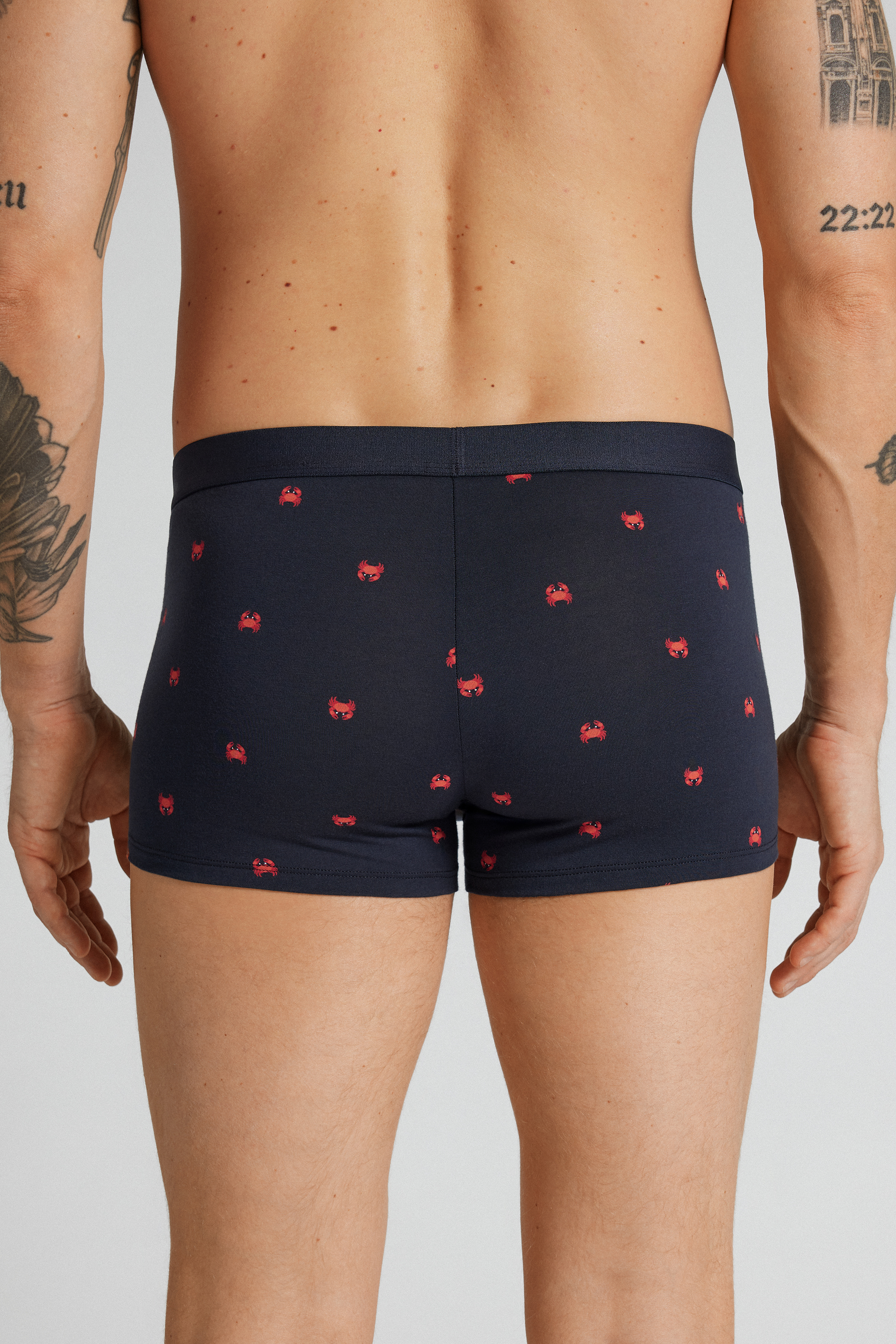 カニプリント スーペリアコットン ボクサー