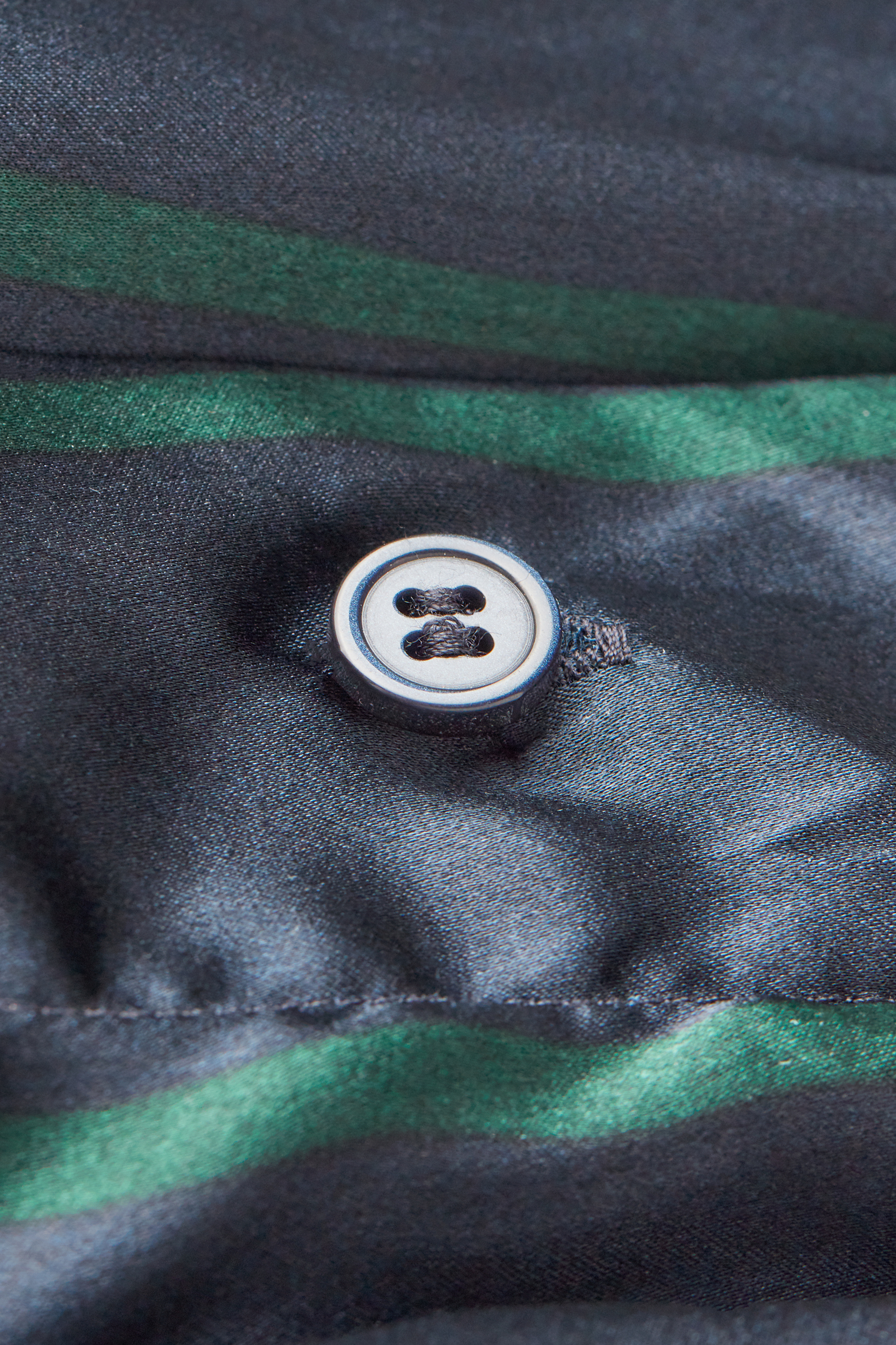 ストライプ プリント シルク ボクサー