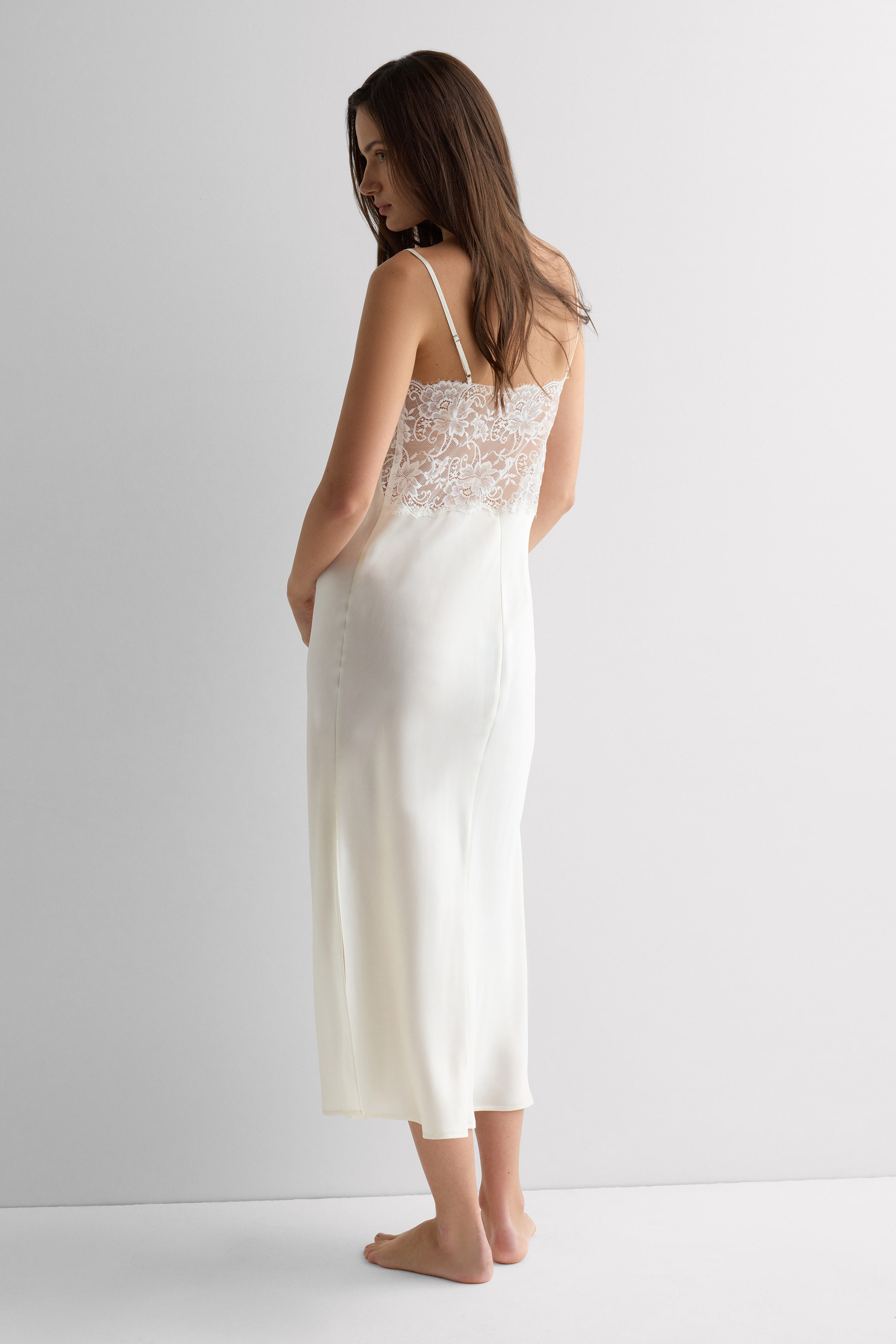 Ethreal Embrace シルク ロングスリップ