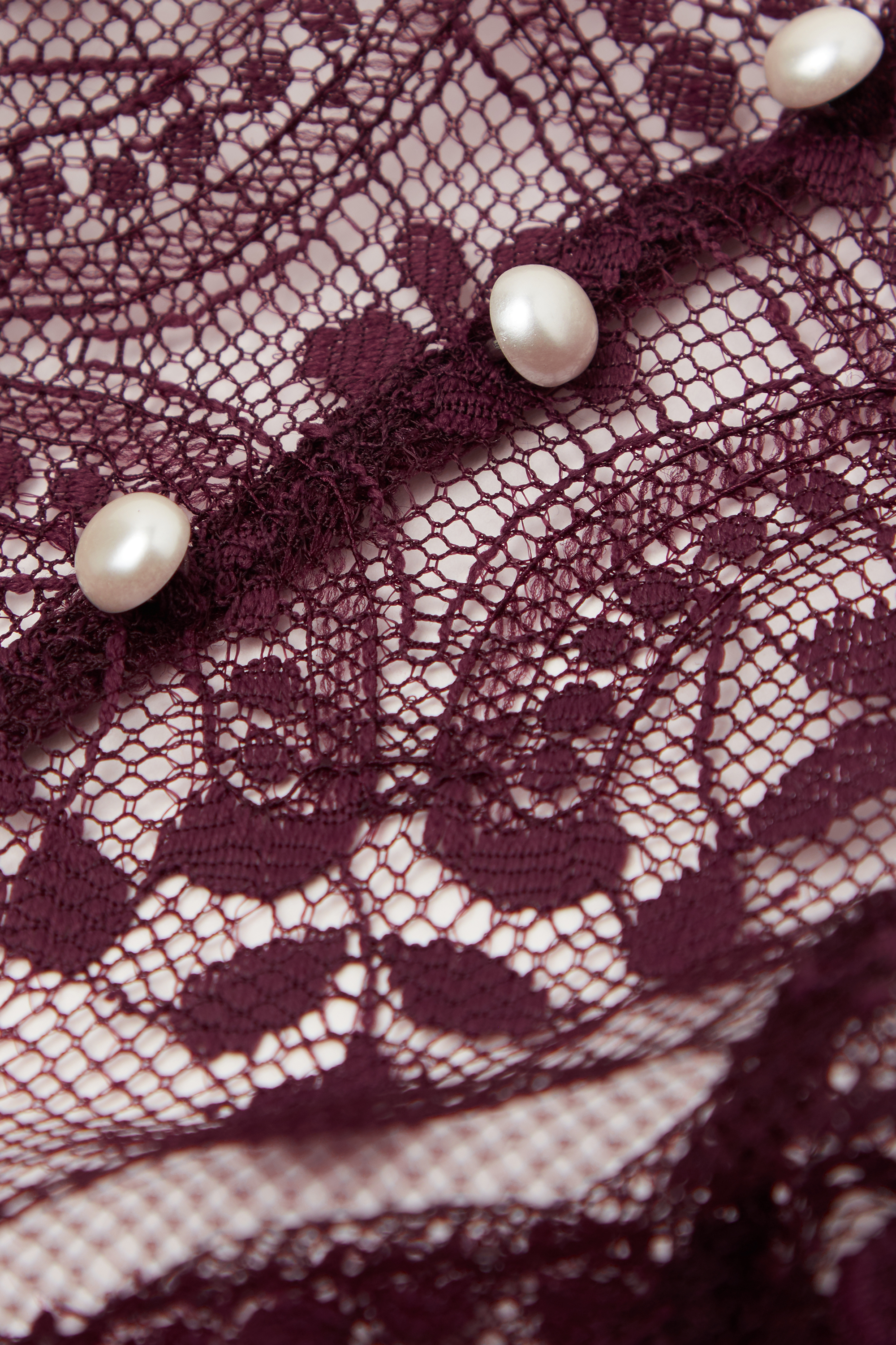 "La Vie en Rose" チュール＆レース ベビードール