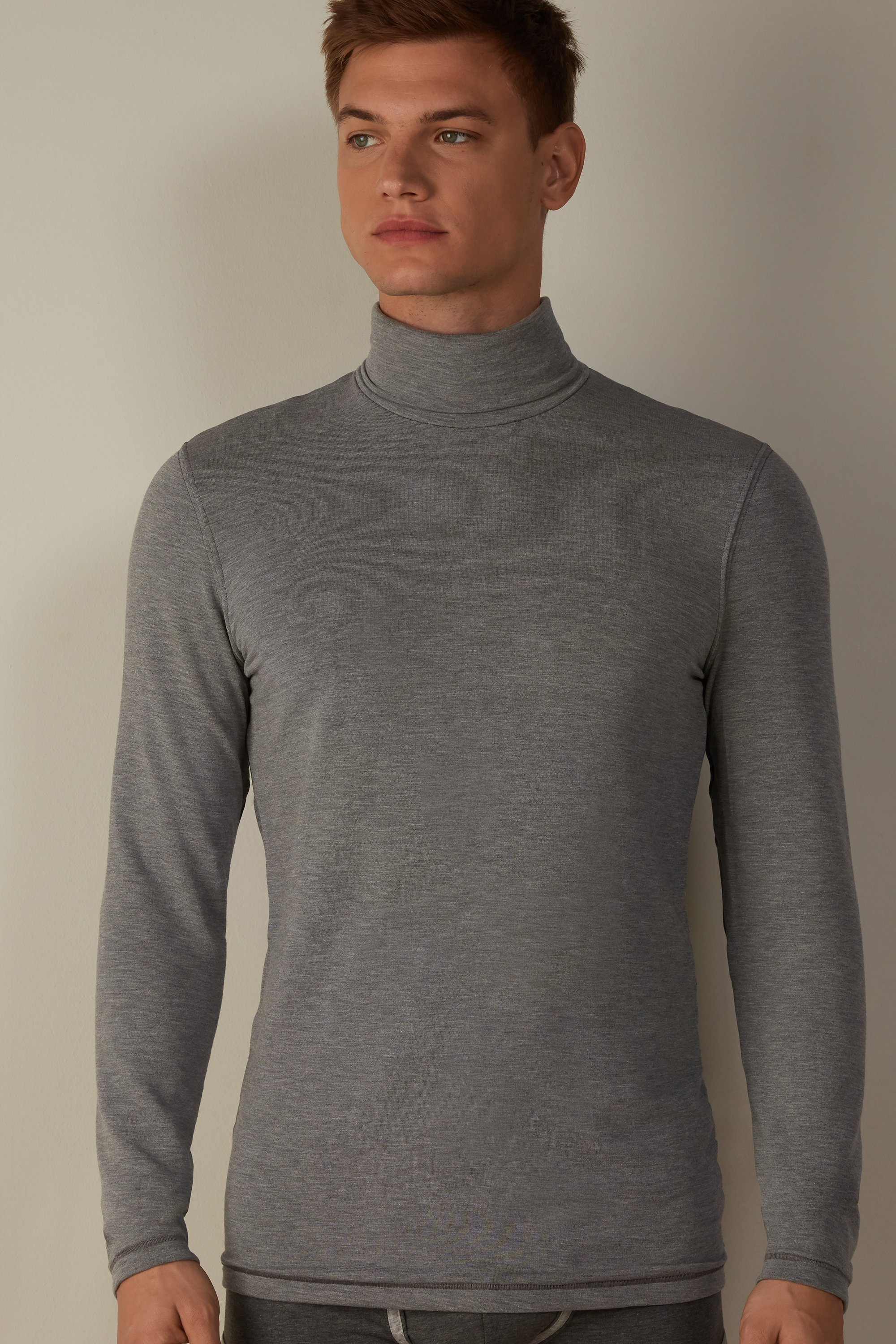 Maglia Manica Lunga in Micromodal con Collo Alto | Intimissimi