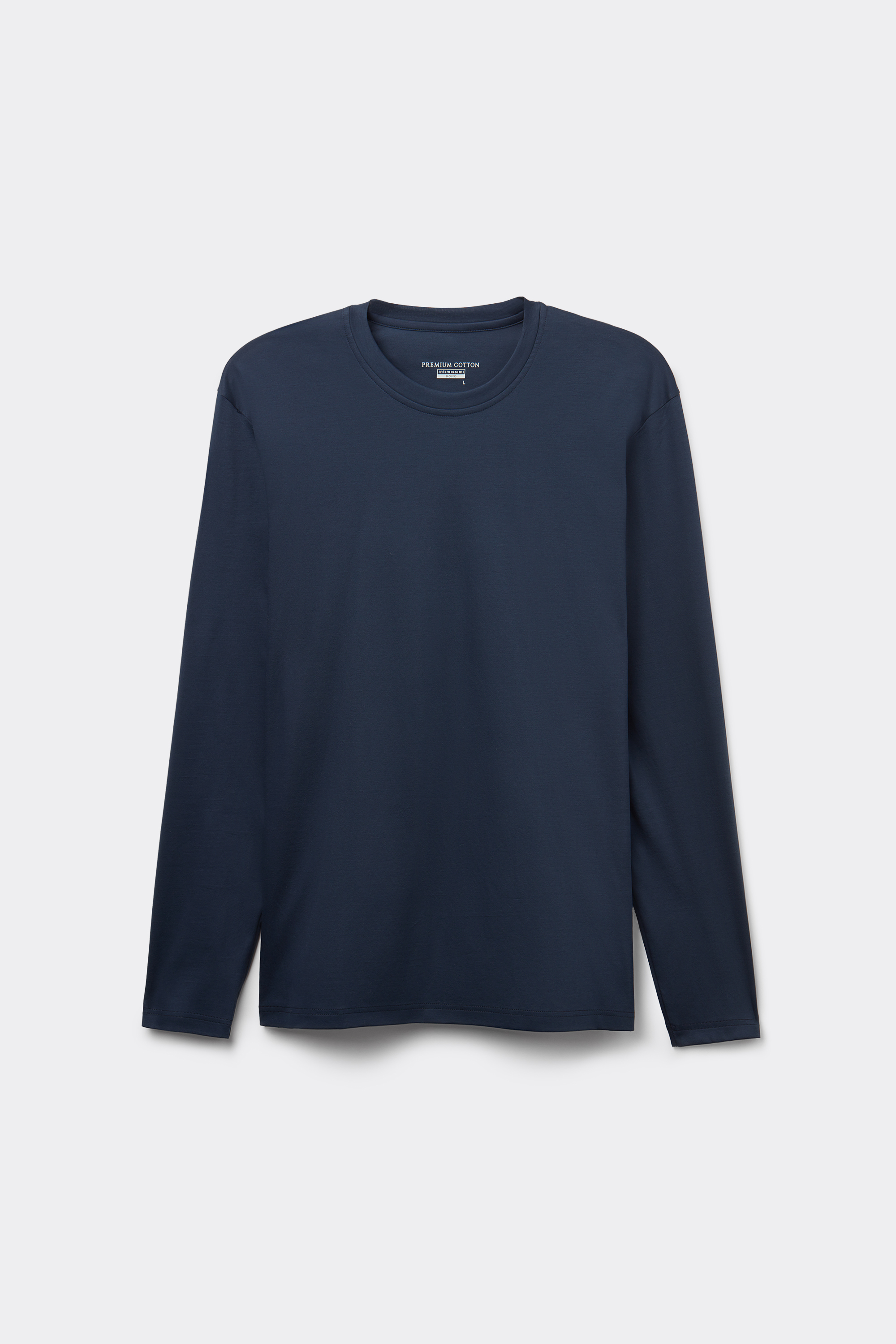 マーセライズド Premium コットン ロングスリーブ ニット