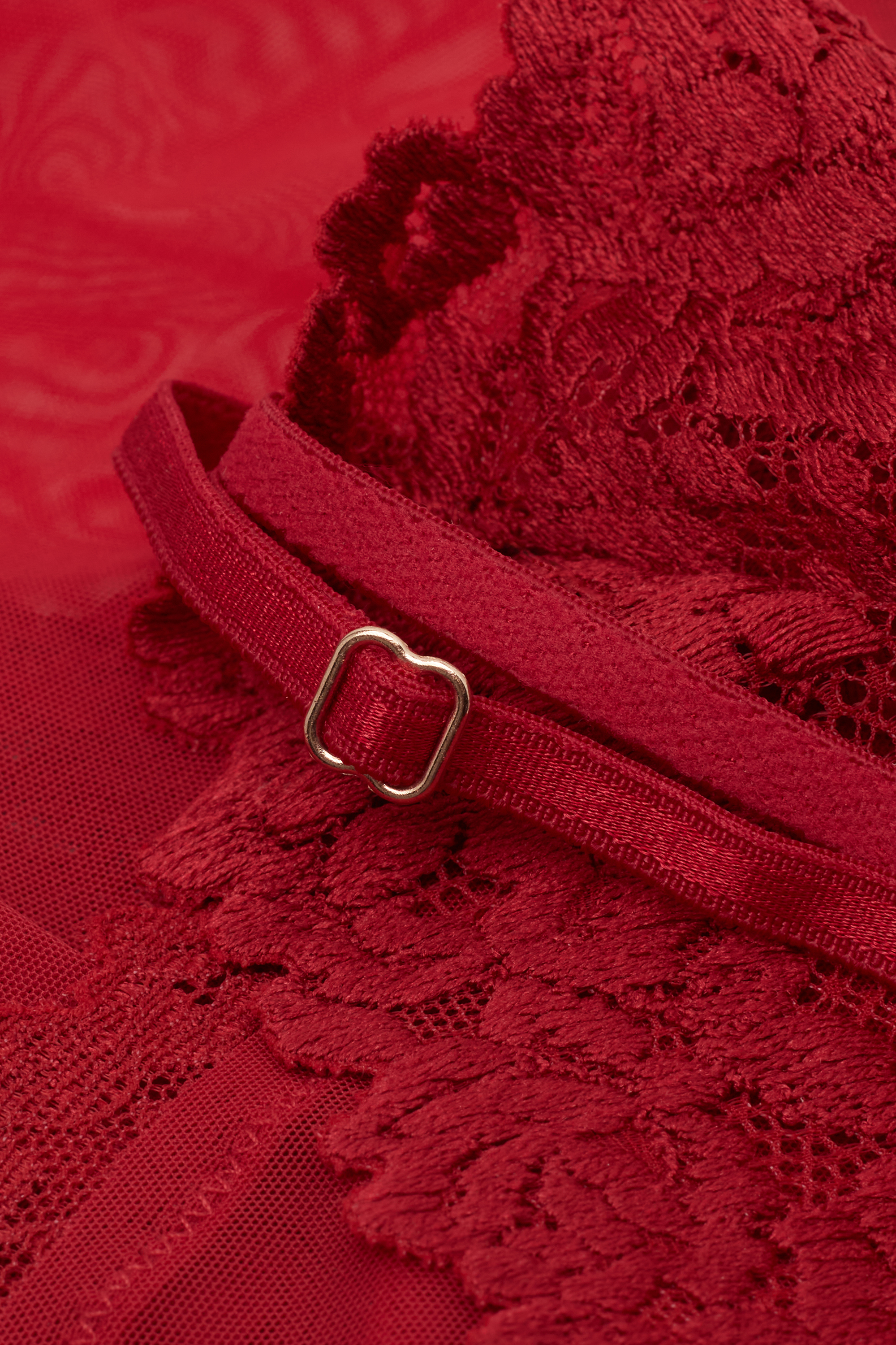 Pretty Flowers チュール＆レース ボディスーツ