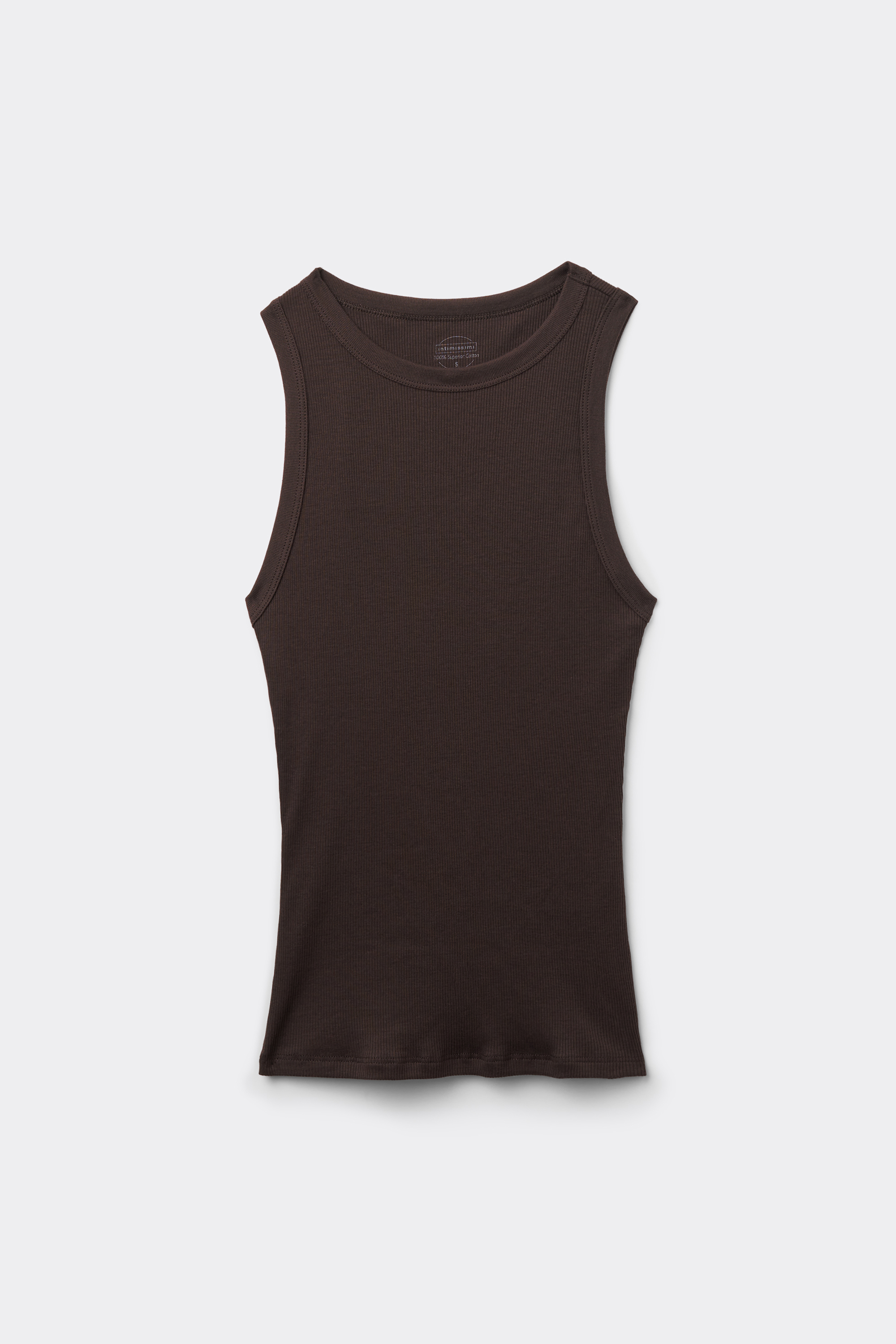 Superiorコットン リブ タンクトップ