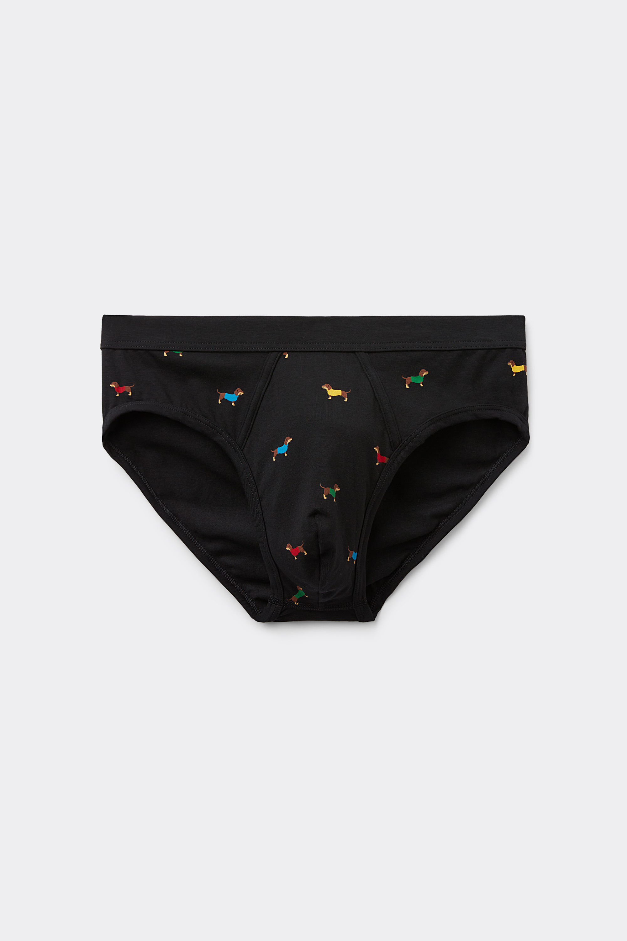 ダックスフントプリント Superior コットン ブリーフ