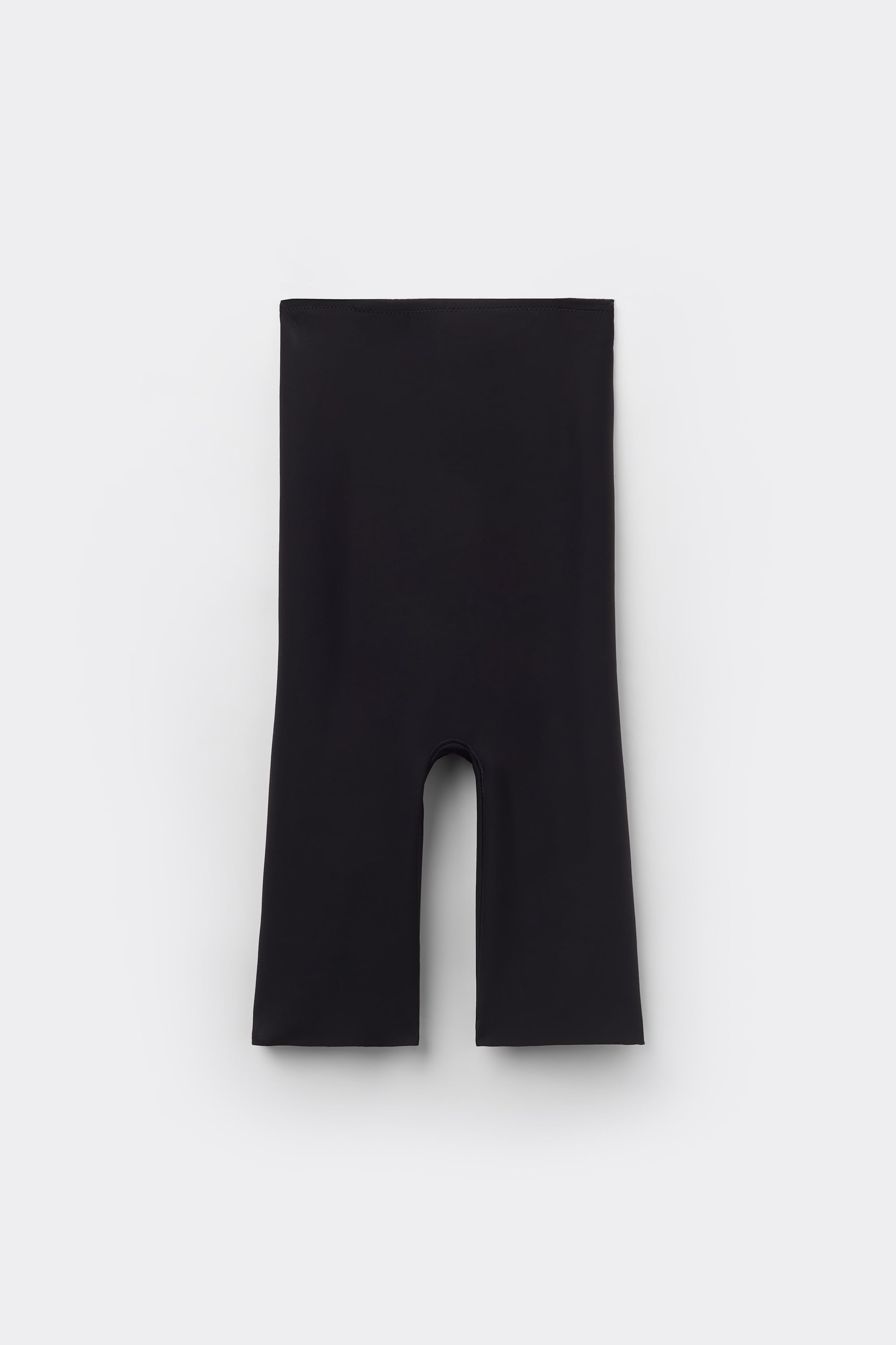 マイクロファイバー シームレス ハイウエスト シェイプアップ ショートパンツ