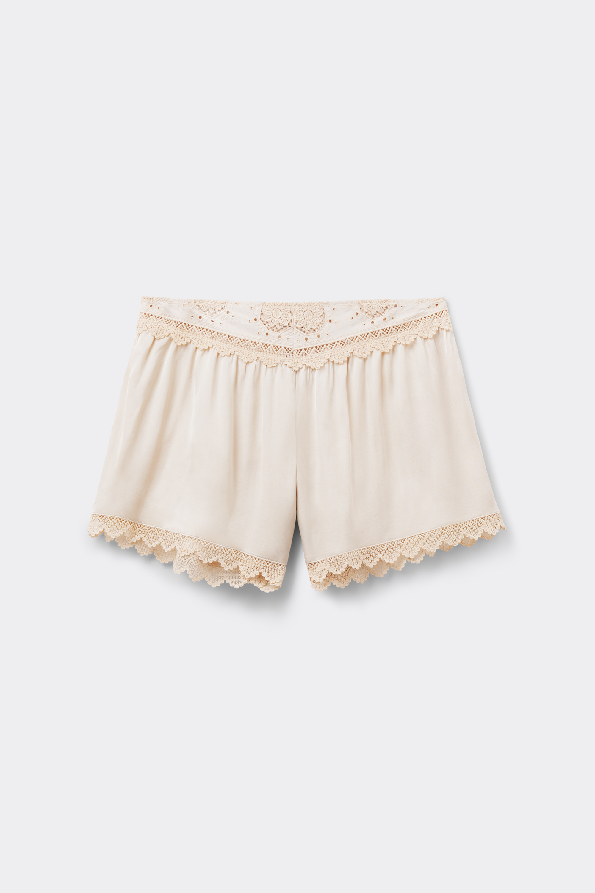 Midsummer Dream ビスコースサテン ショートパンツ