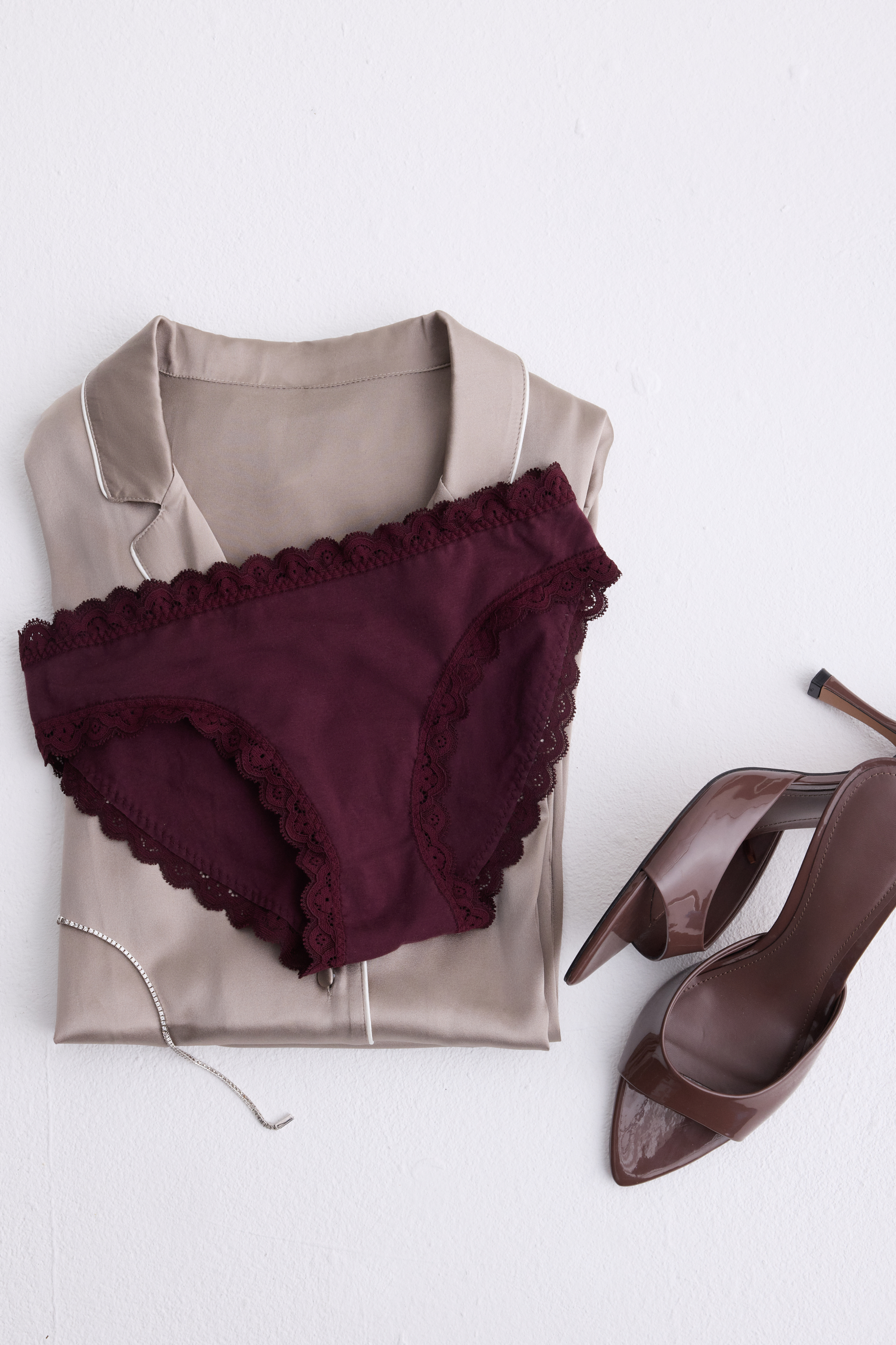 コットン＆レース ショーツ