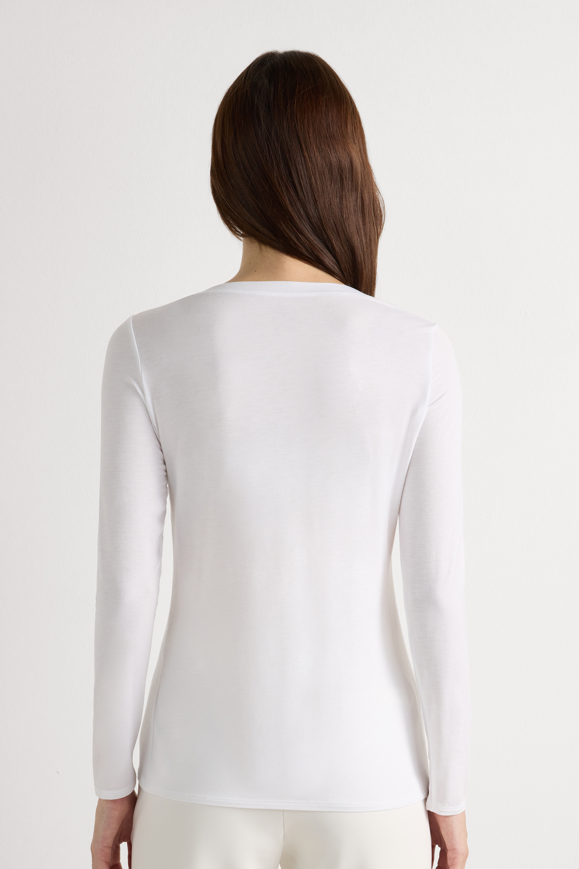 フレッシュバンブー ロングスリーブ ニット