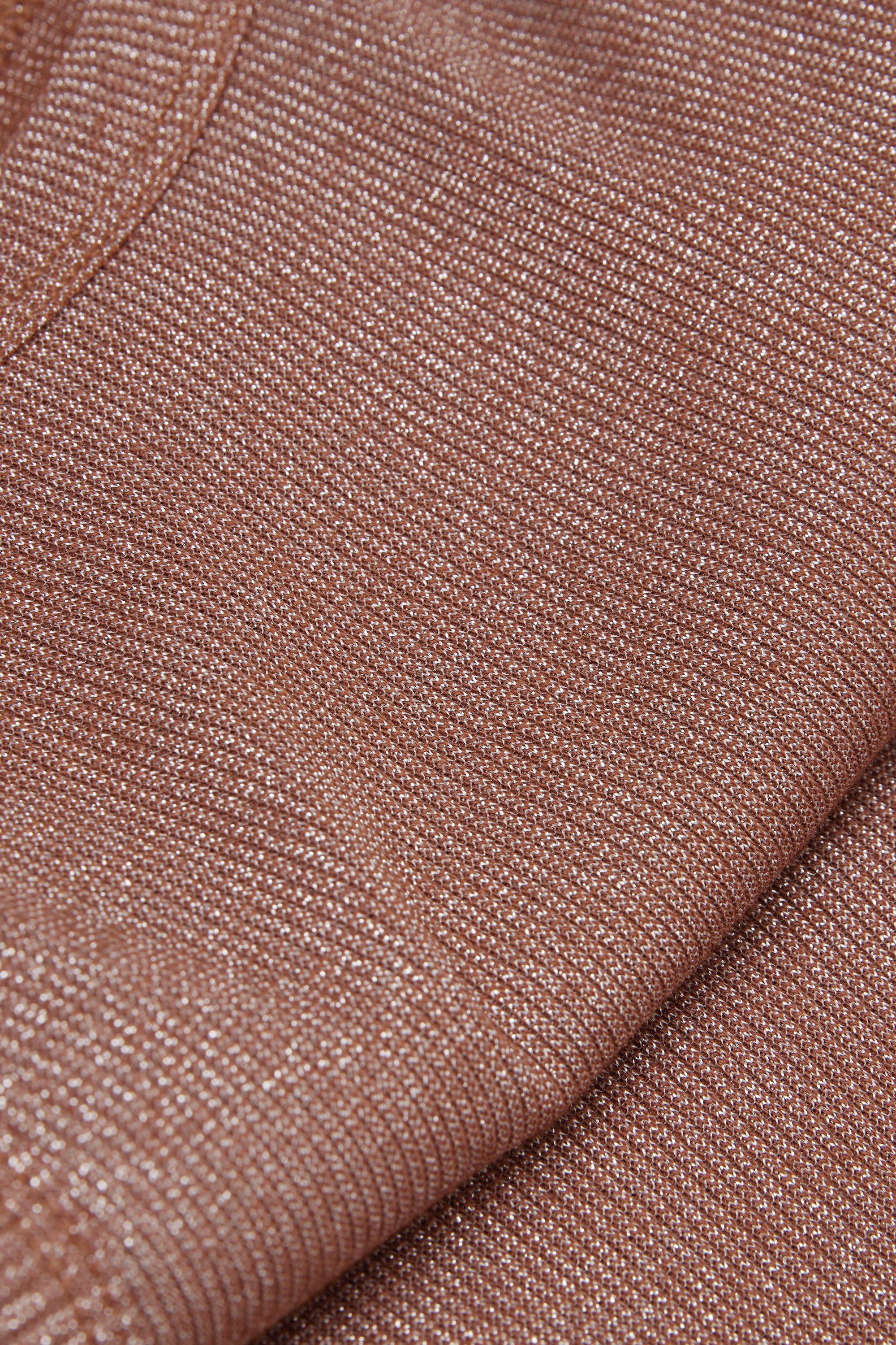 ラメ コットンリブ タンクトップ