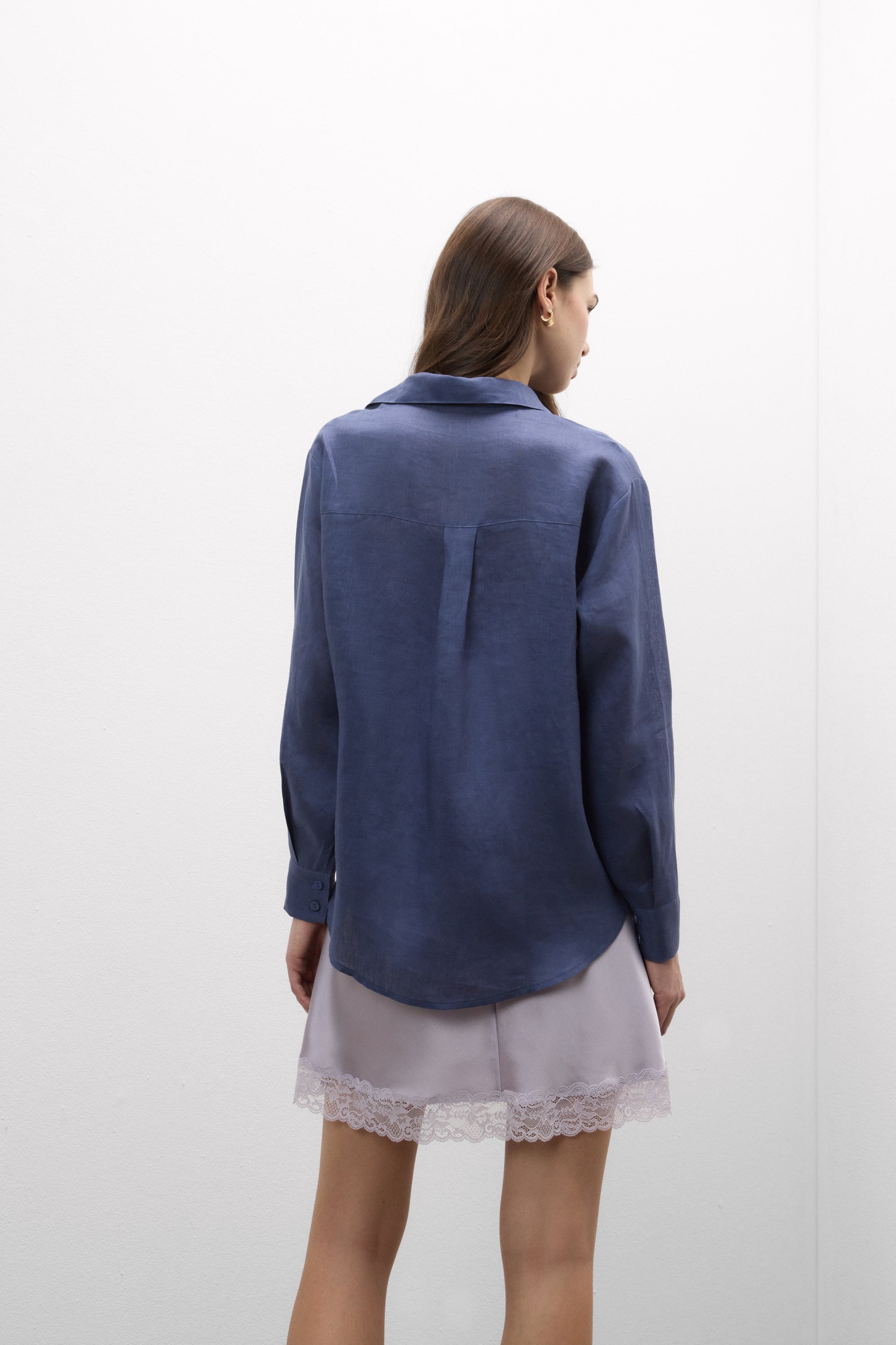 The Pure Linen リネンファブリック シャツ