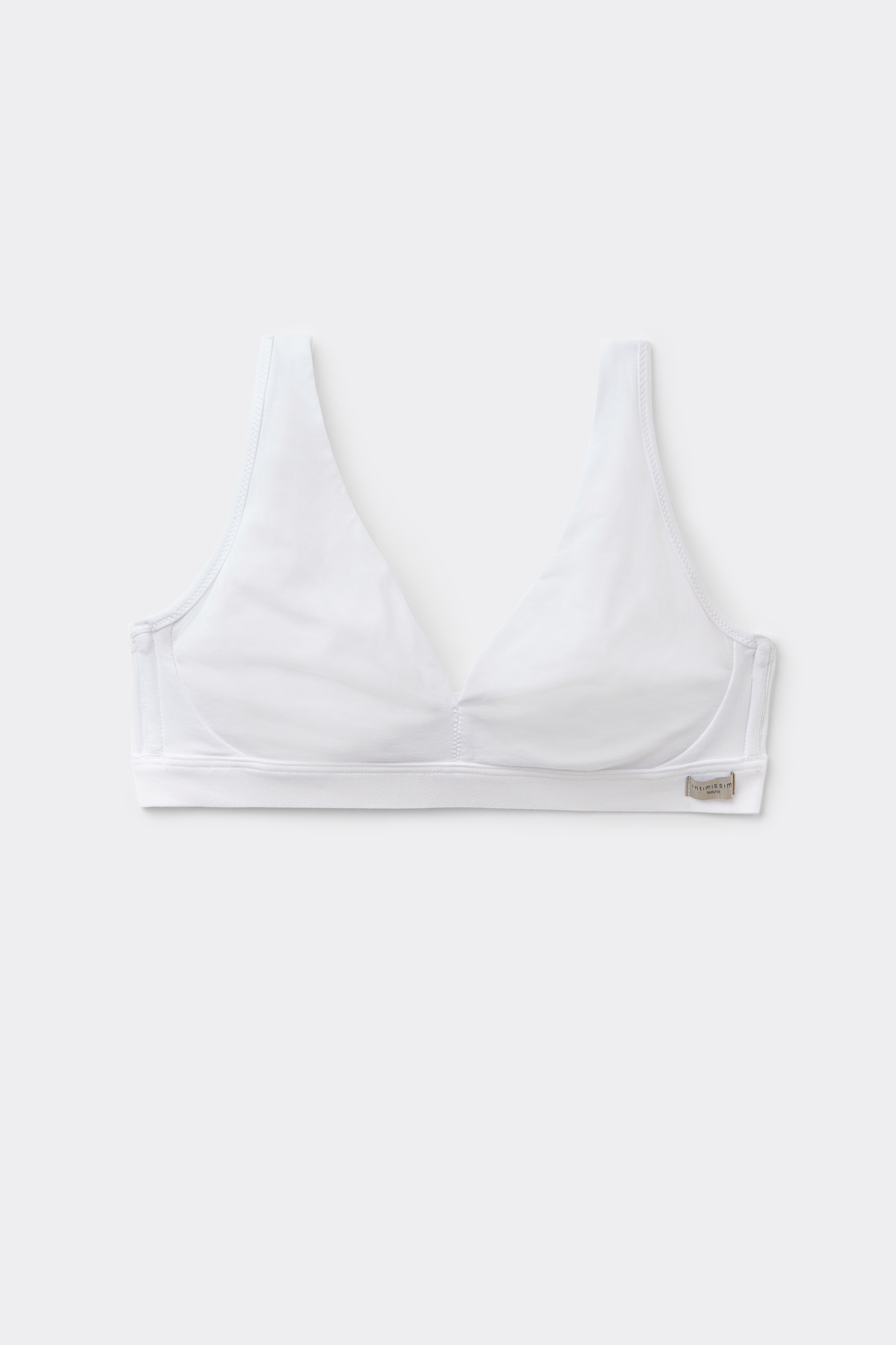 Lara コットン トライアングルブラ