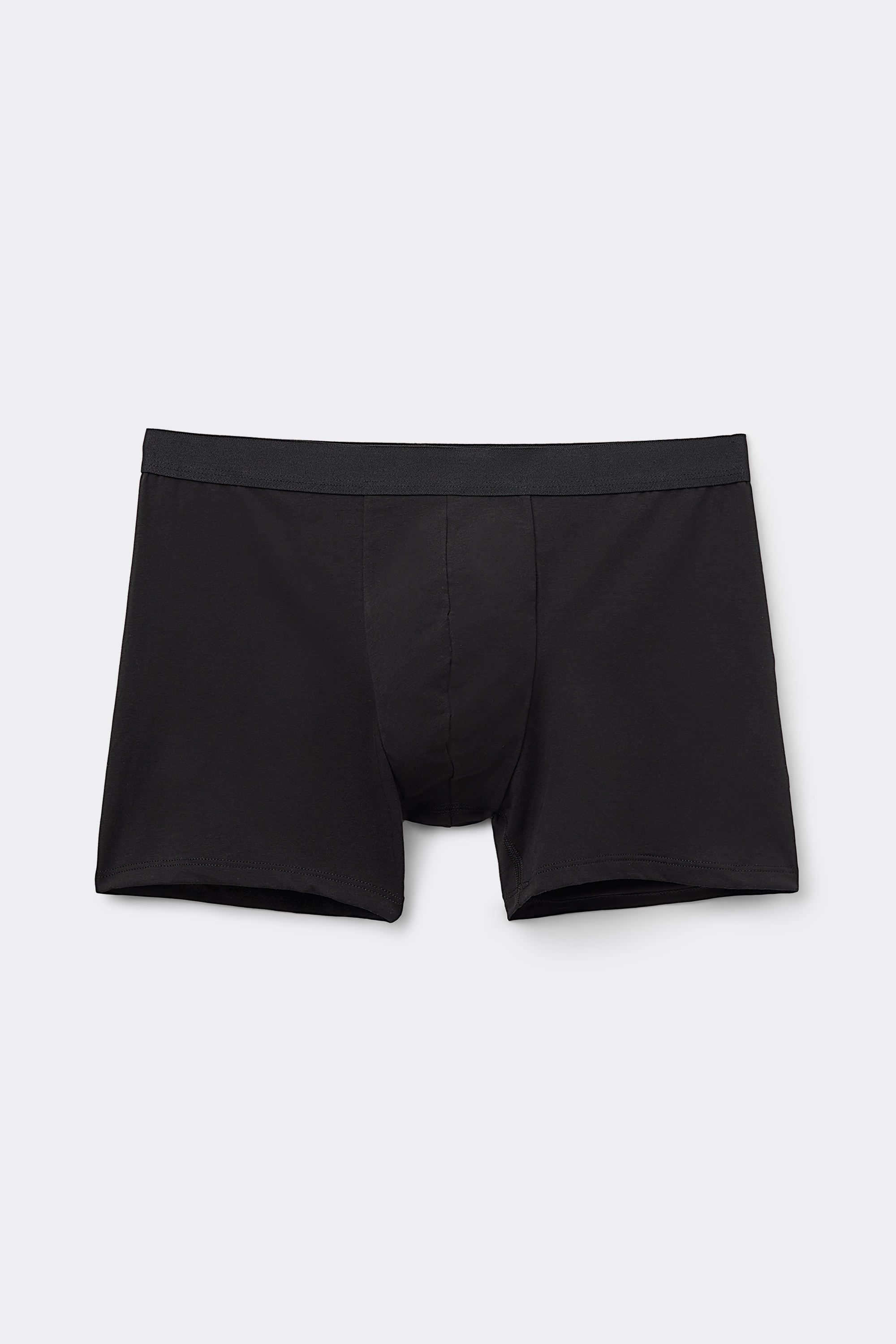 Cotton Boxers with Exposed Elasticated Waistband