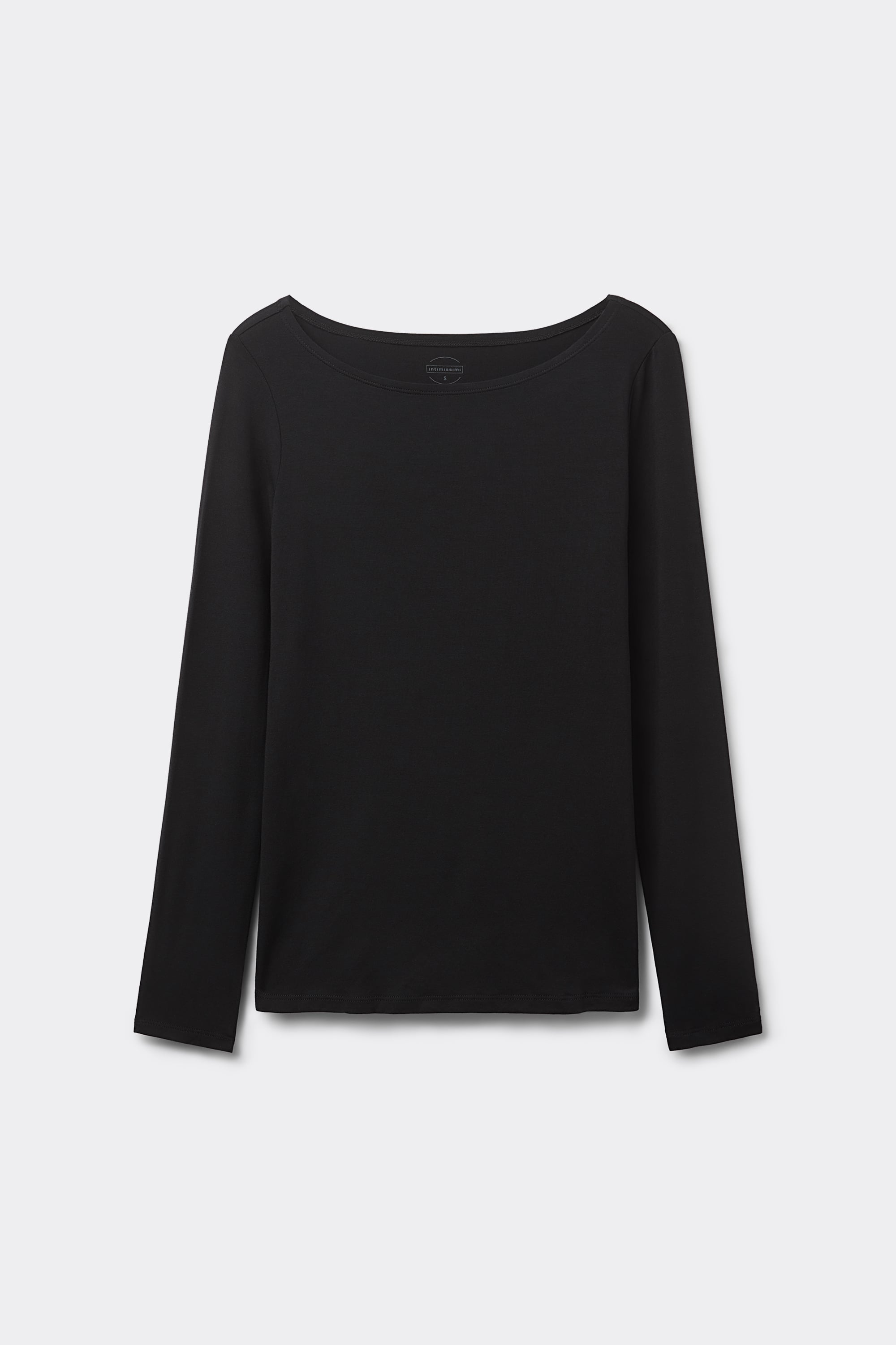 Long Sleeve Bateau Neck Top in Micromodal | Intimissimi