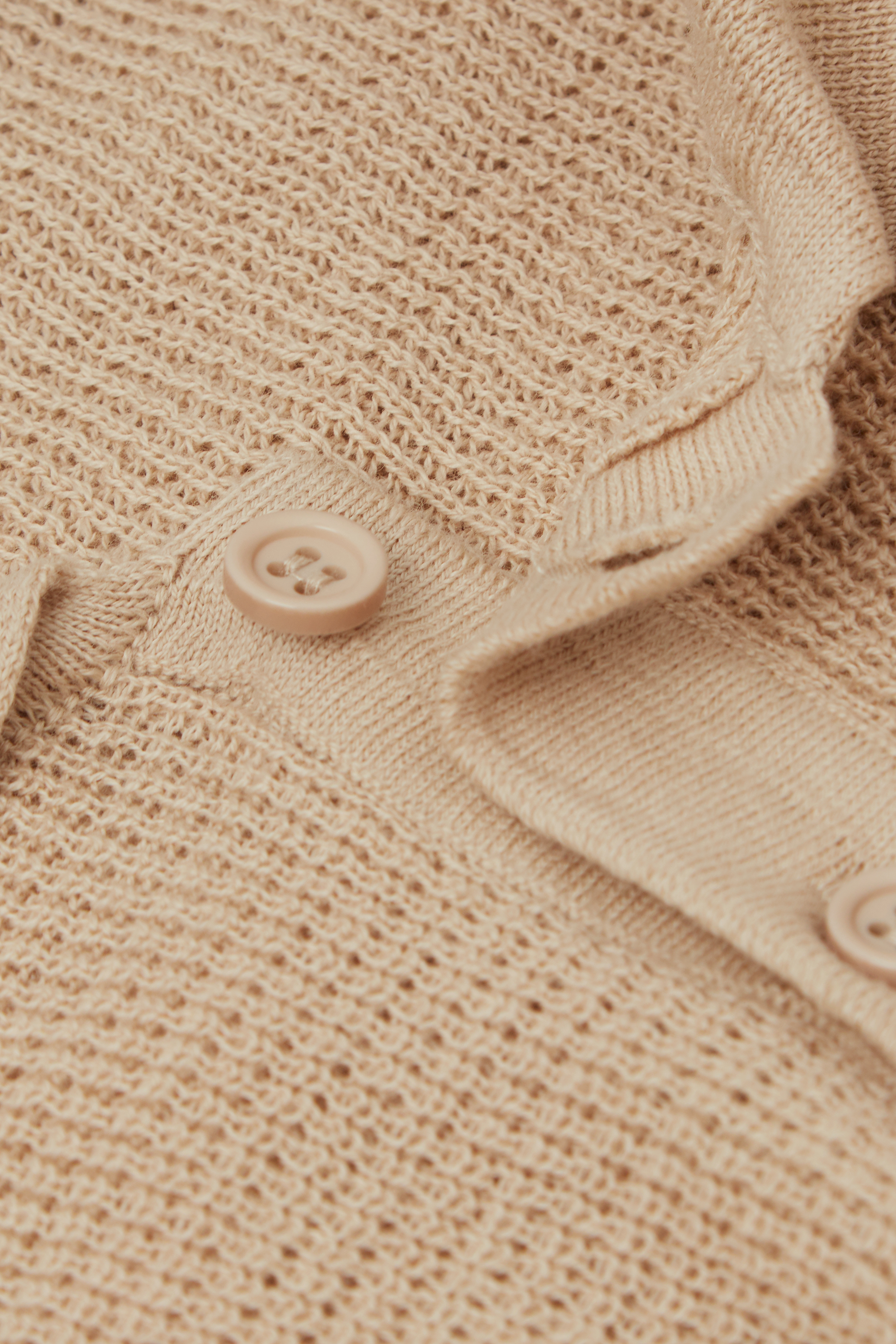 メンズ カットワーク コットン100% ポロシャツ