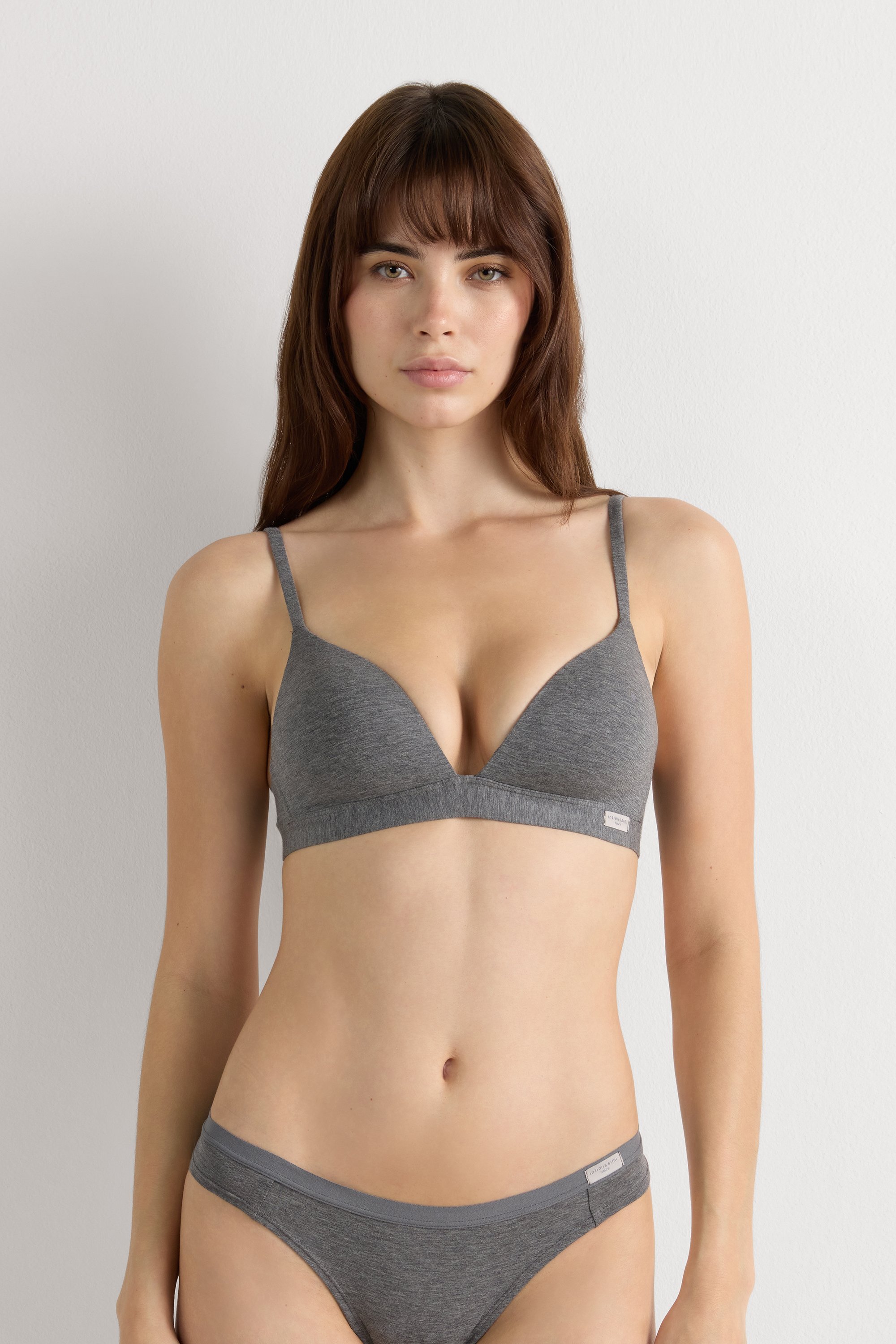 Tiziana Natural Cotton Triangle Bra | Intimissimi
