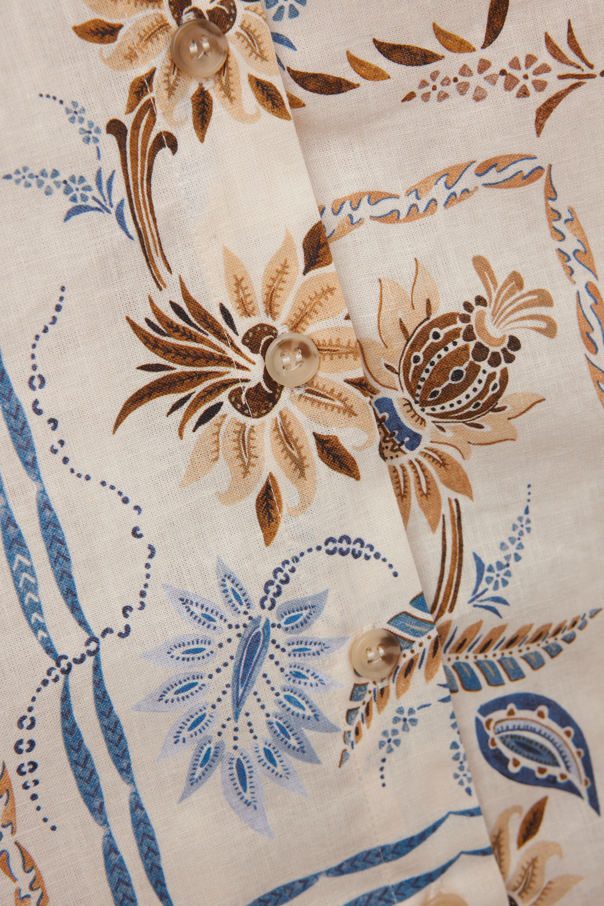 Italian Riviera リネン＆コットン シャツ