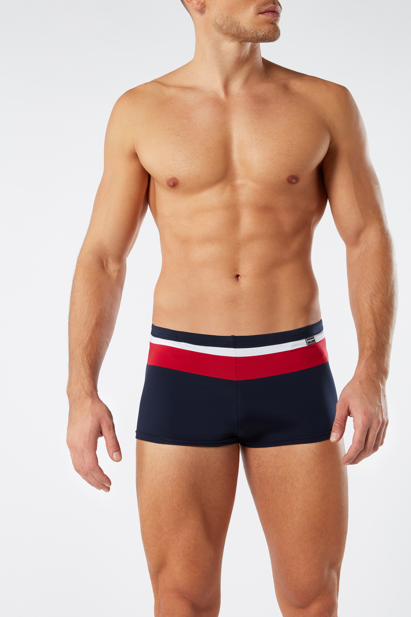square cut swimwear
