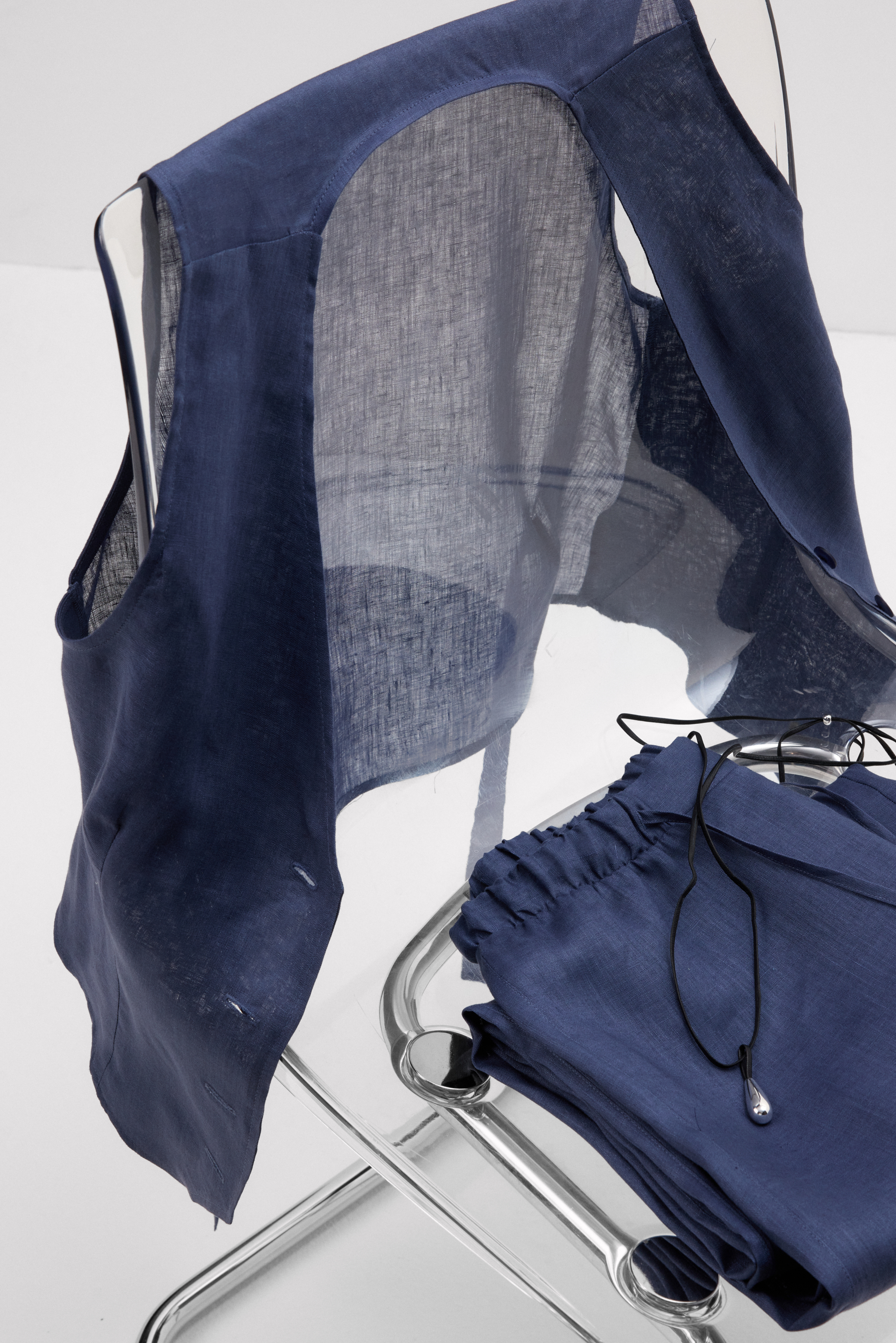 "The Pure Linen" リネン ベスト