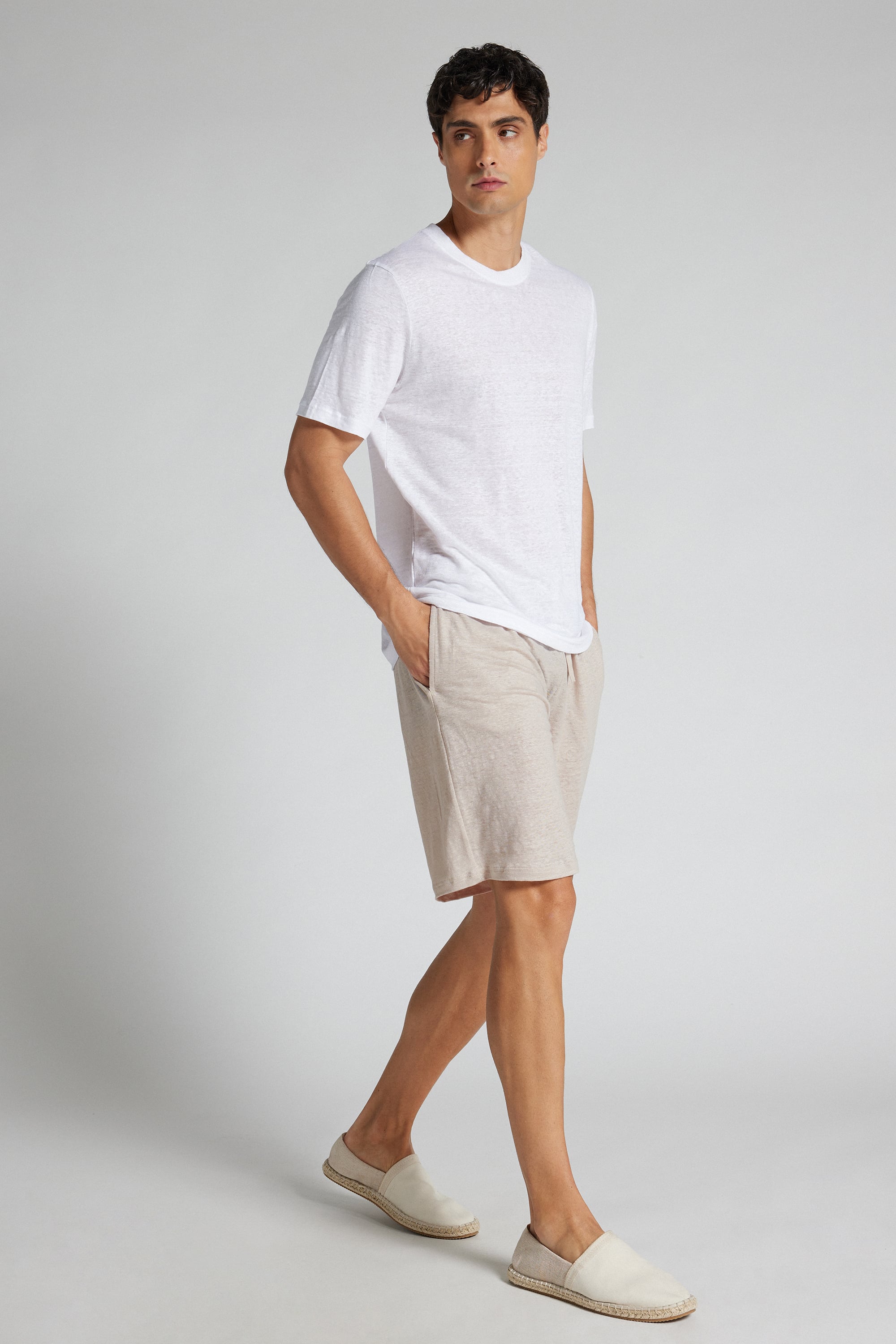 Men's 100% Linen Shorts | Intimissimi