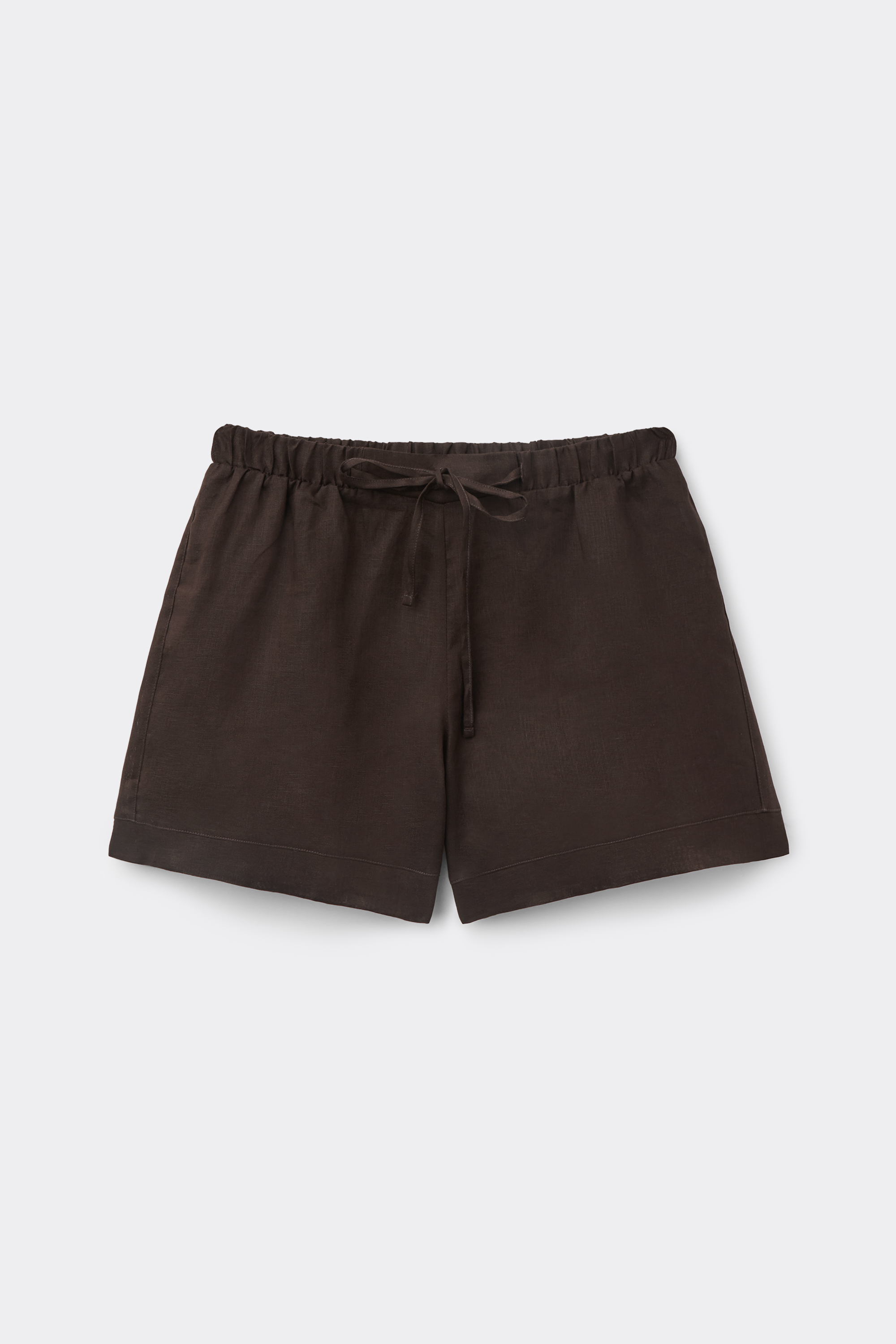 The Pure Linen リネンファブリック ショートパンツ