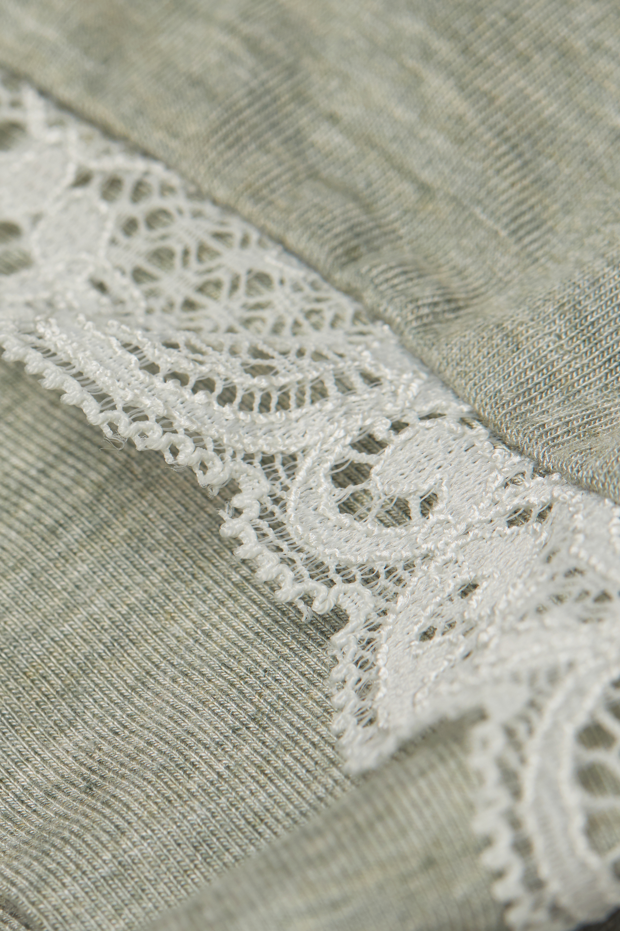 レース モダール ロングパジャマ