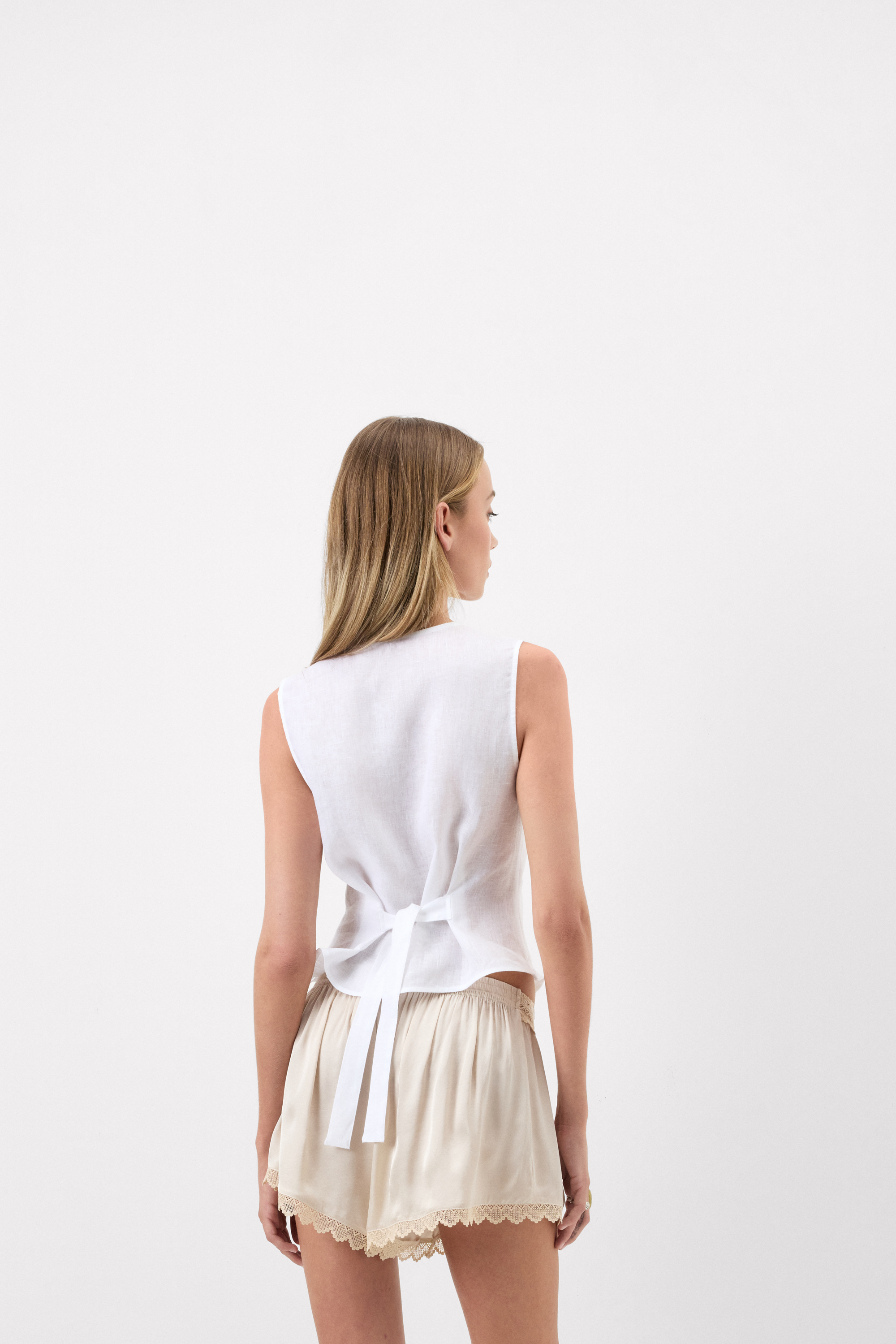 "The Pure Linen" リネン ベスト