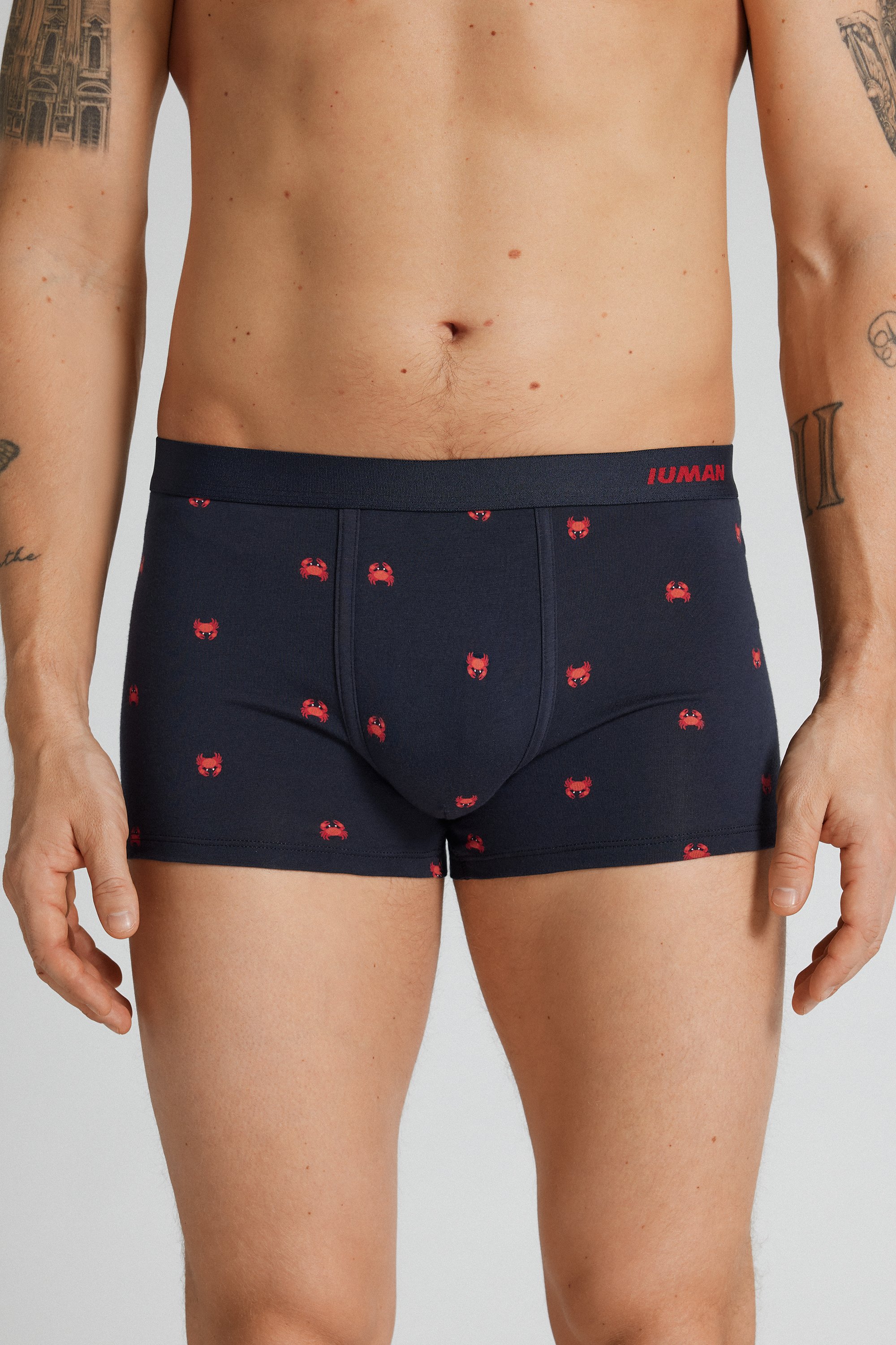 カニプリント スーペリアコットン ボクサー