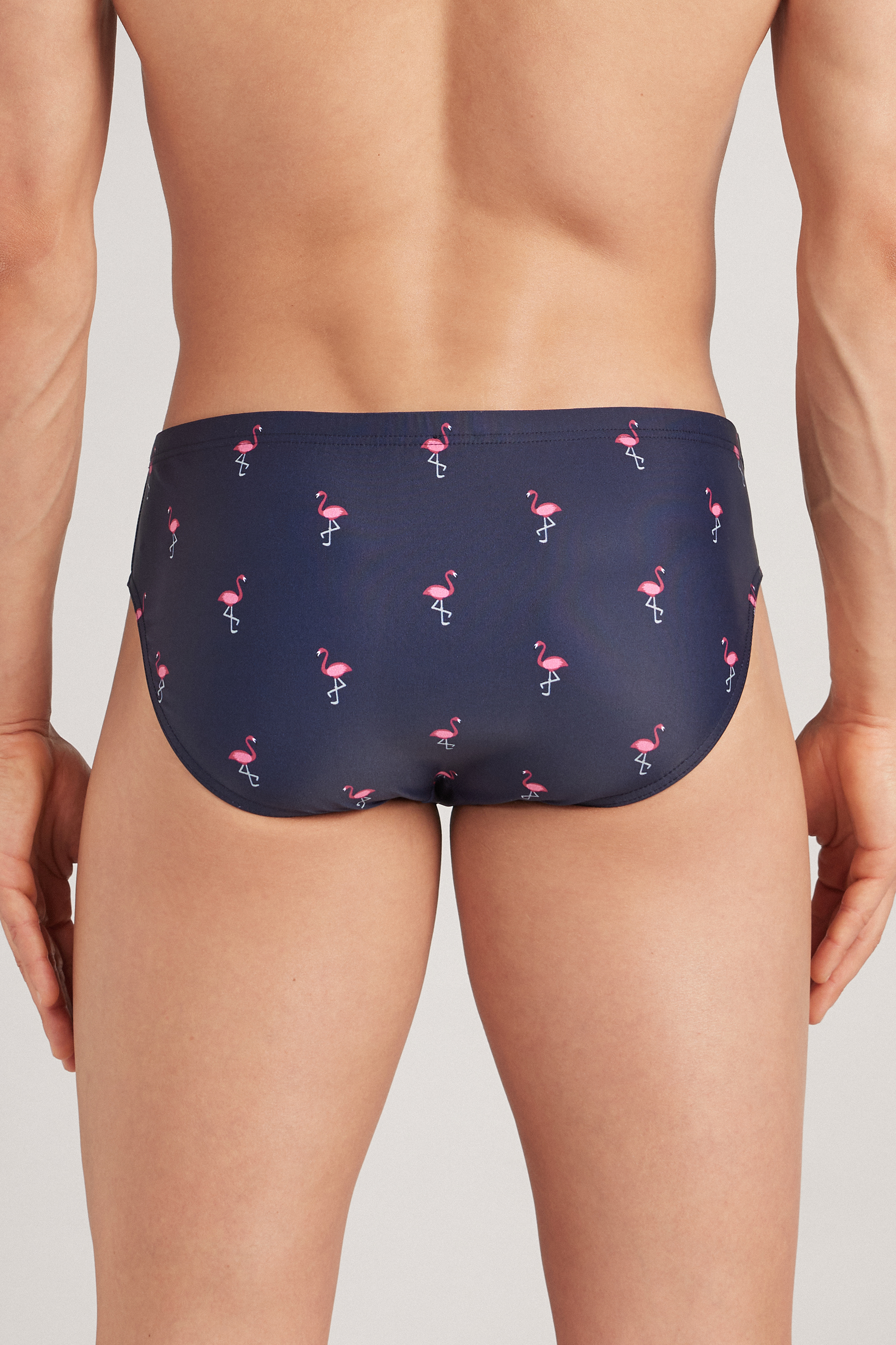 フラミンゴプリント スイムブリーフ