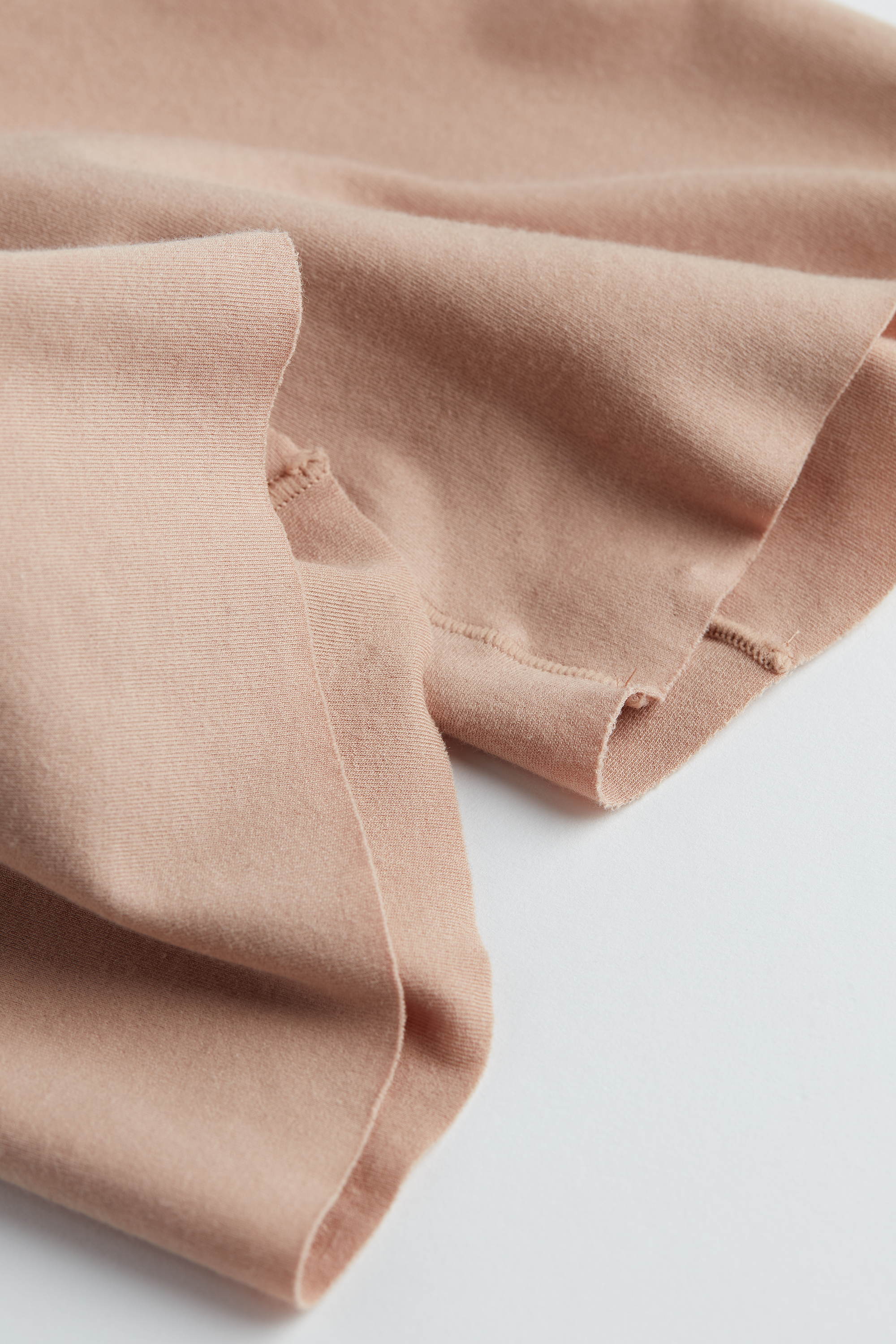 カットオフ コットン シームレス ショートパンツ