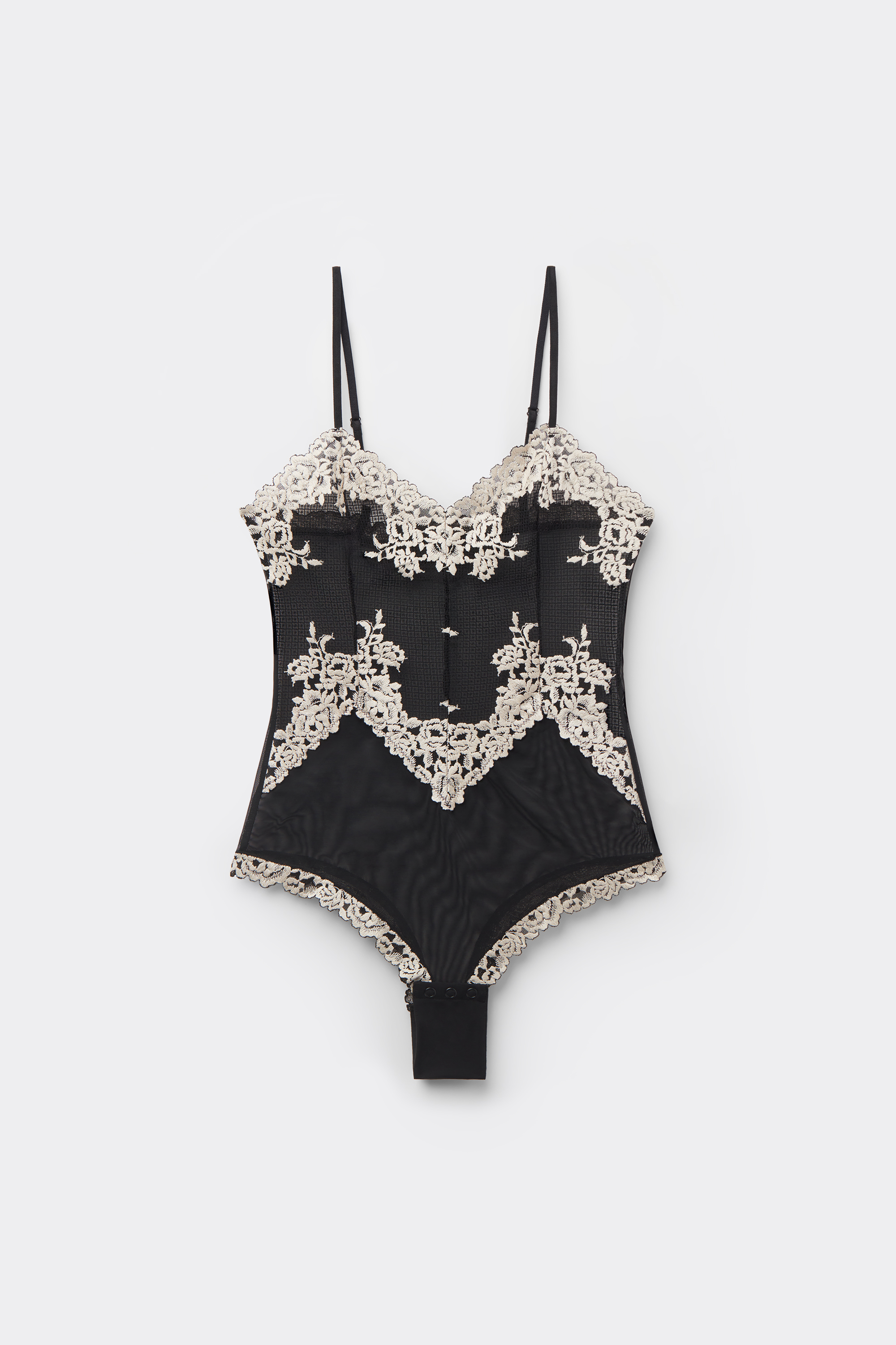 Pretty Flowers Tulle and Lace Bodysuit | Intimissimi