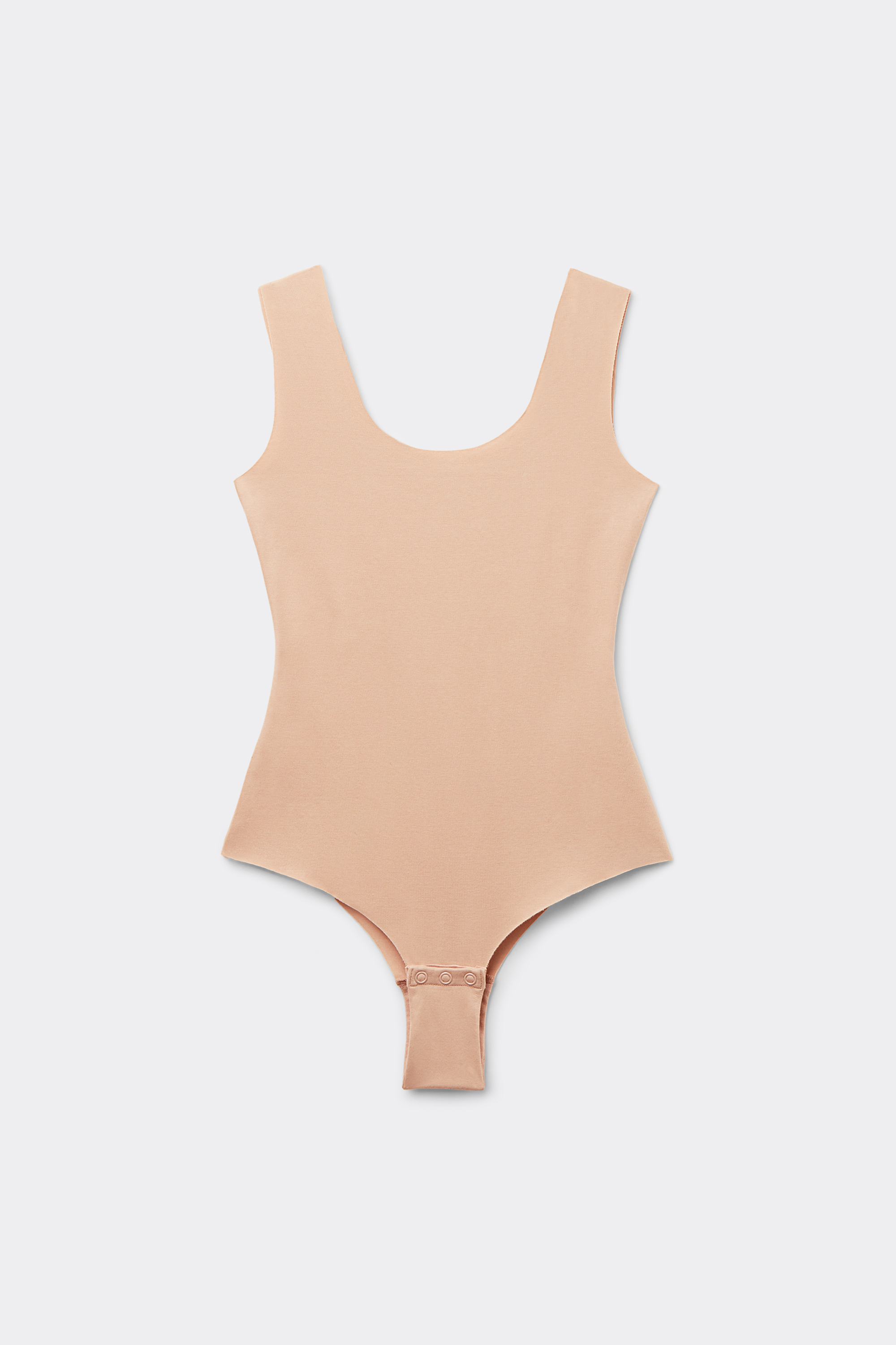 Raw Edge Cotton Bodysuit