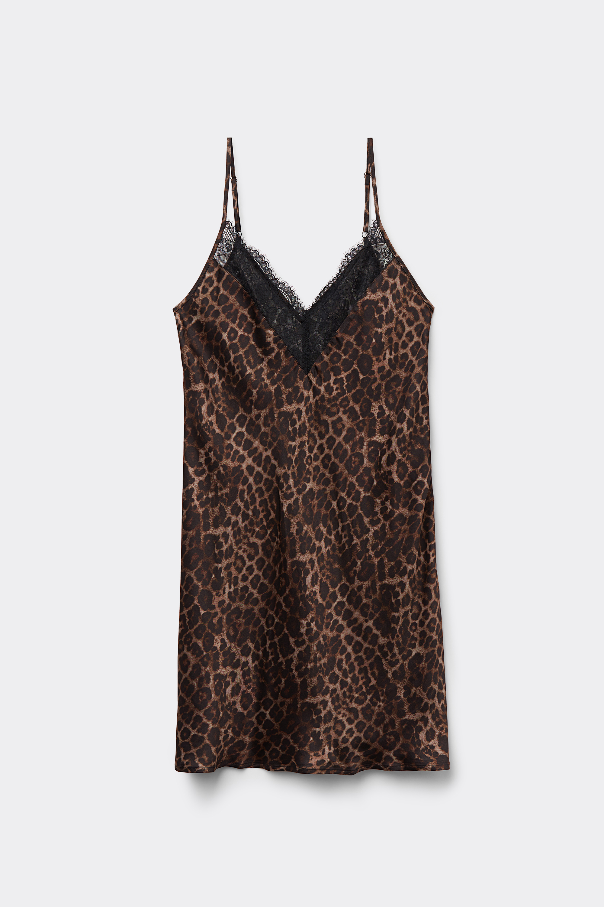 Luxurious Leopard ビスコースサテン スリップ | Intimissimi