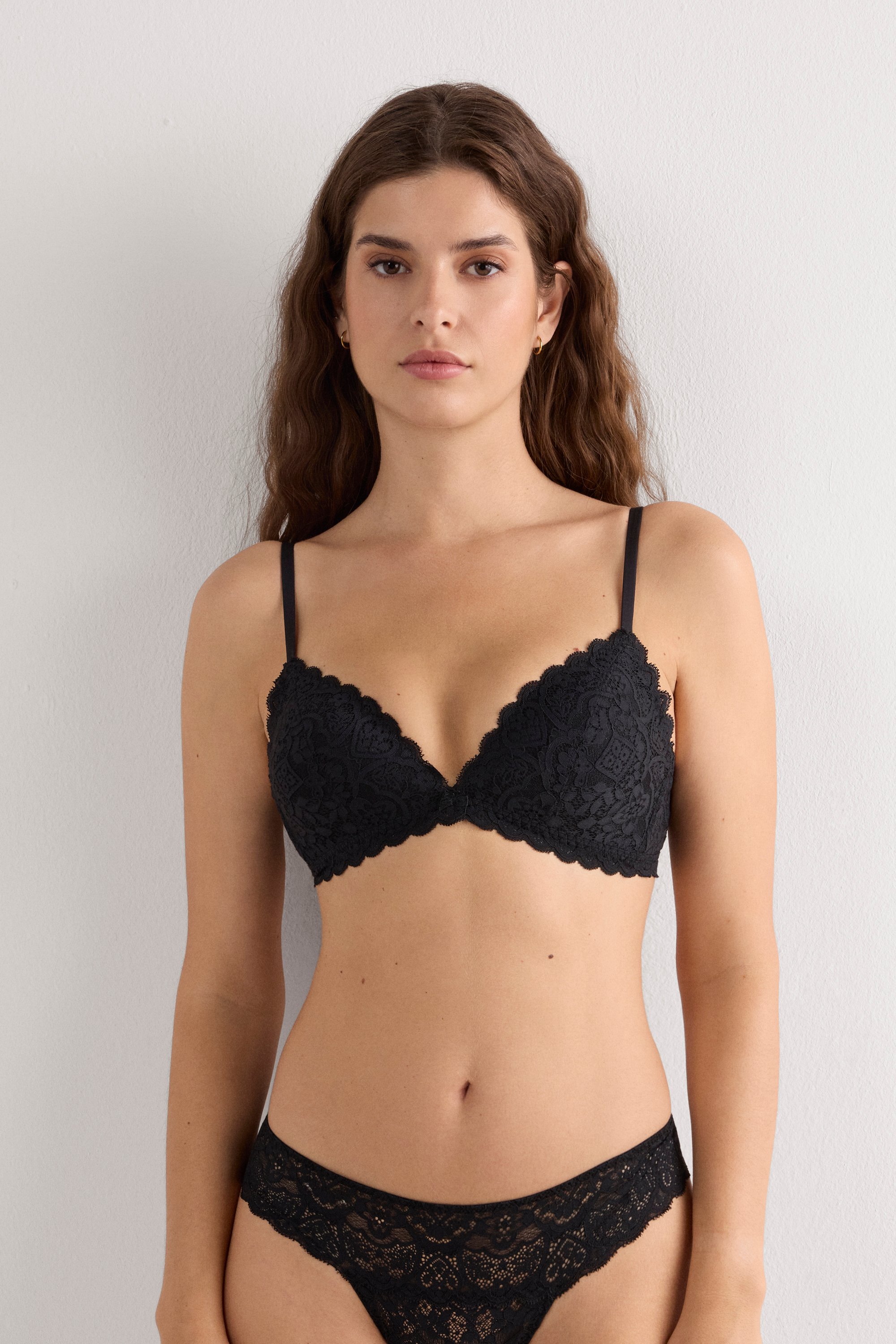 Tiziana レース トライアングルブラ