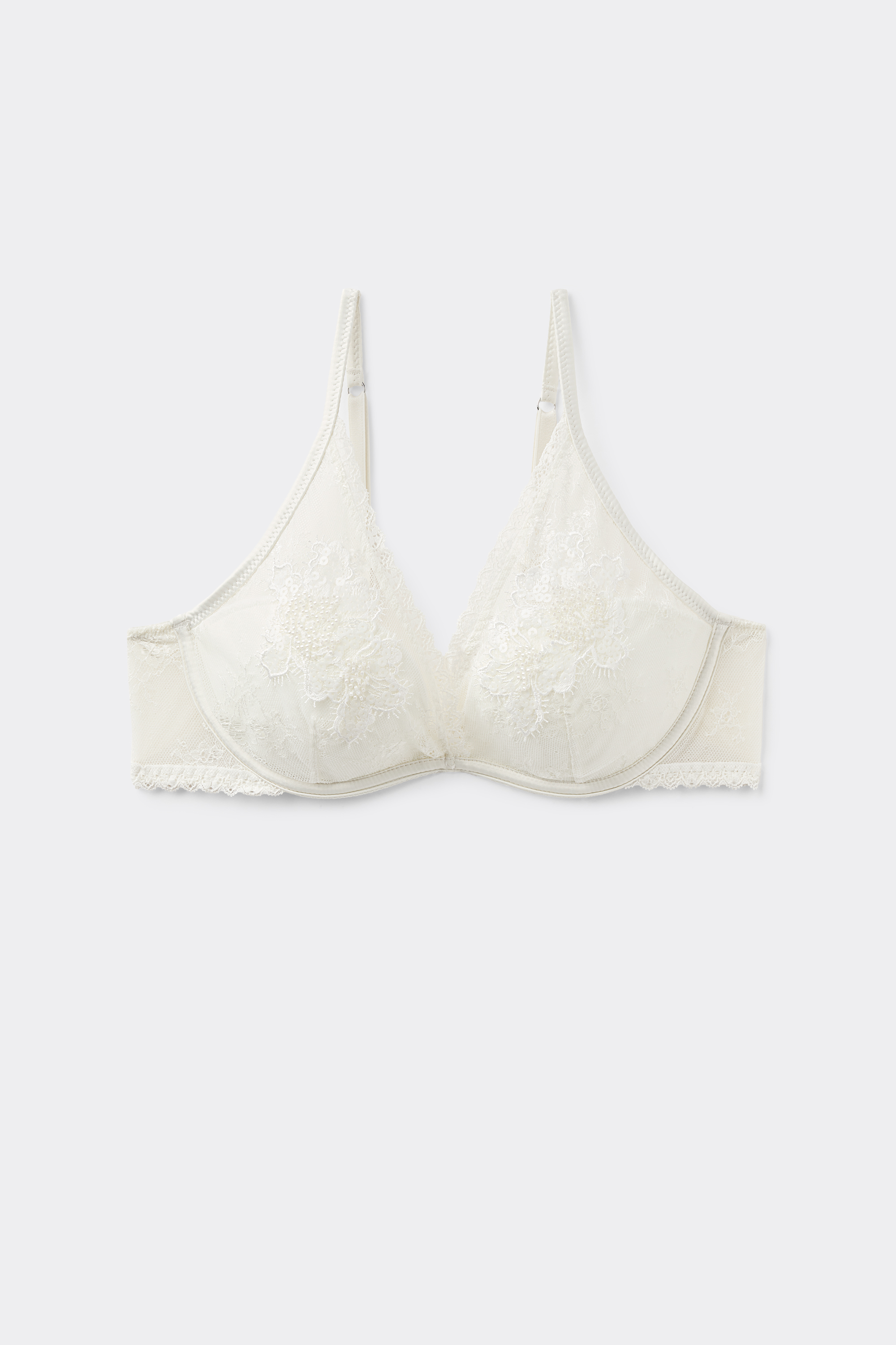 日本未入荷! レーストライアングルブラジャーtriamiz☆undiz セール】Tiziana レース トライアングルブラ 【ノンワイヤー