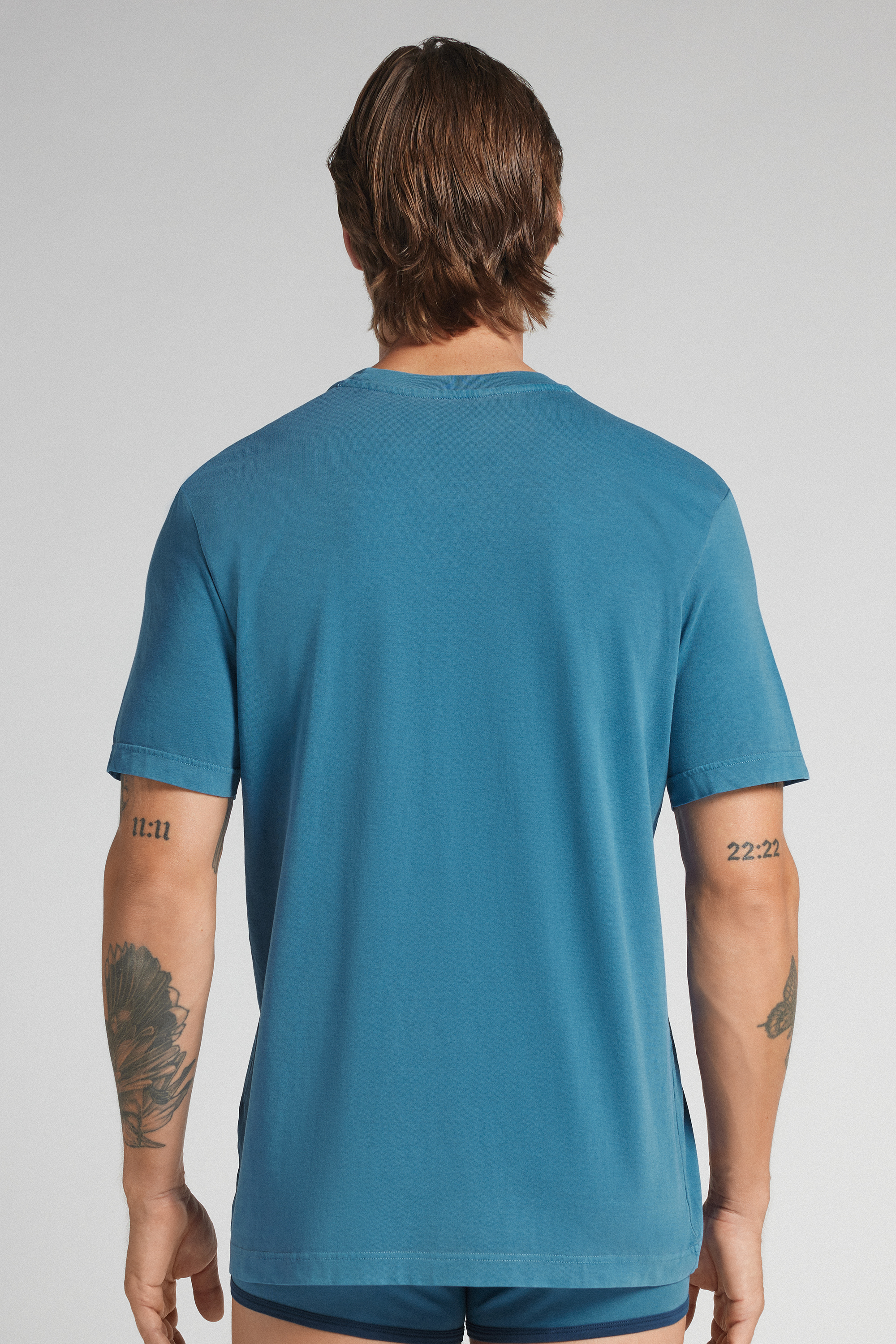 Washed Collection コットン Tシャツ