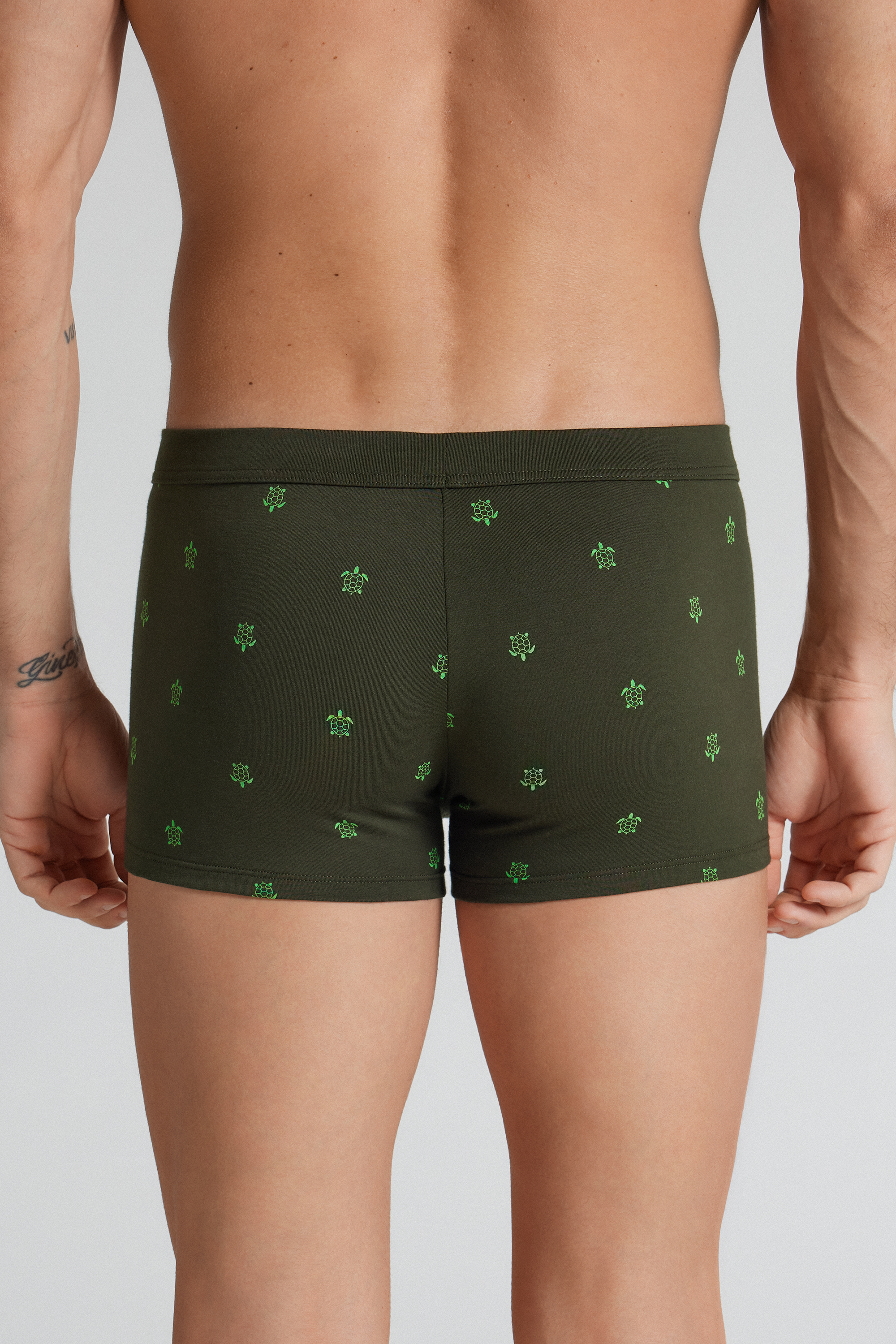 タートルプリント スーペリアコットン ボクサー