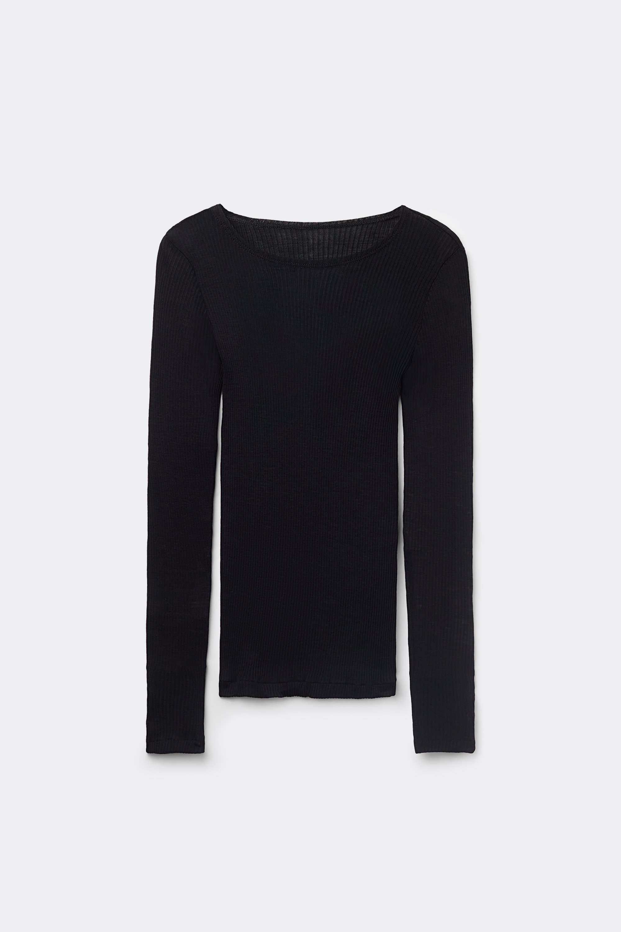 ★ason★ IVY COLLAR LONG SLEEVE BLACK AS_P0000CDN IvyRobes Men's Tab Collar Long Sleeves Clergy Shirt Black