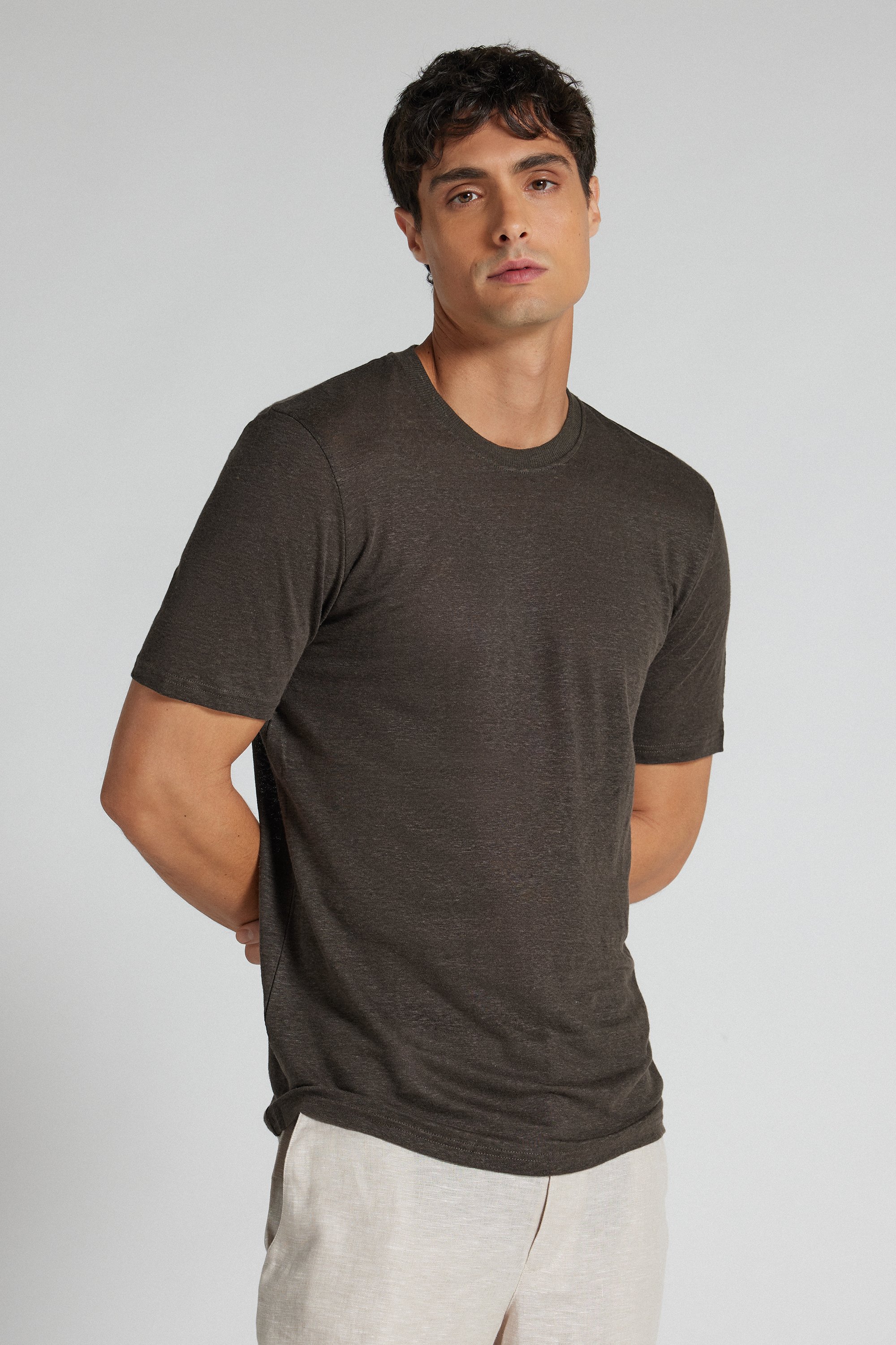 リネン Tシャツ