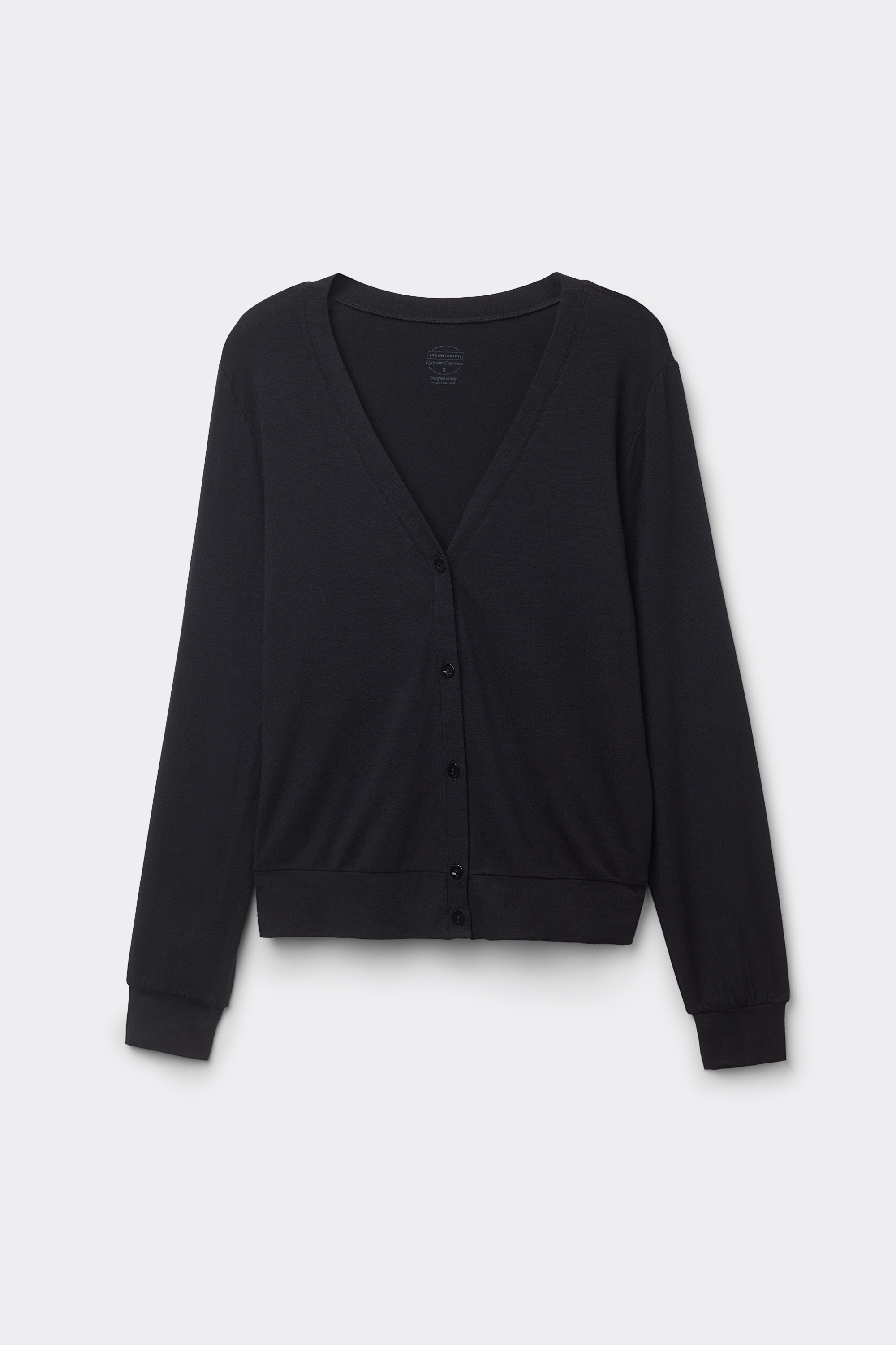 Maglia scollo a V in Modal Cashmere Ultralight e Pizzo Intimissimi