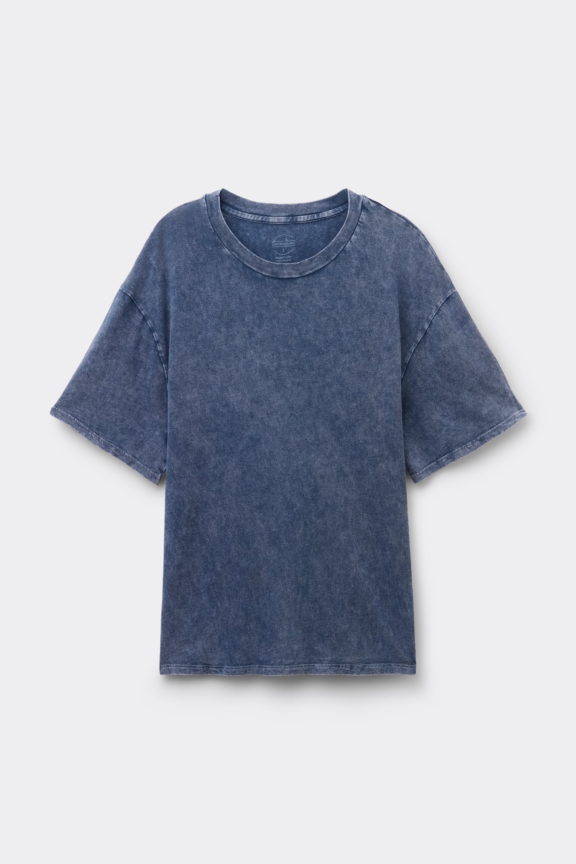 "Denim Romance" オーバーサイズフィット ショートスリーブ Tシャツ