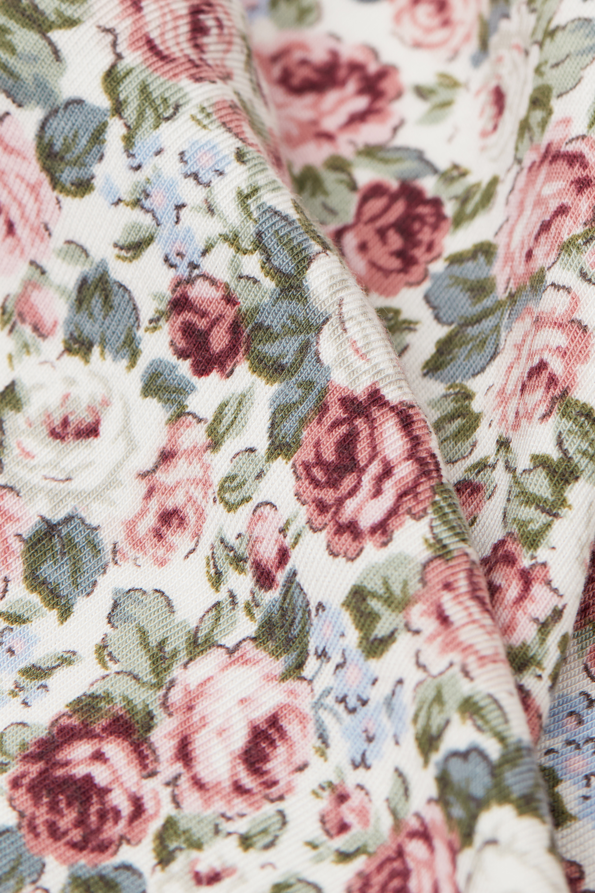 Floral Romance ボートネック ニット