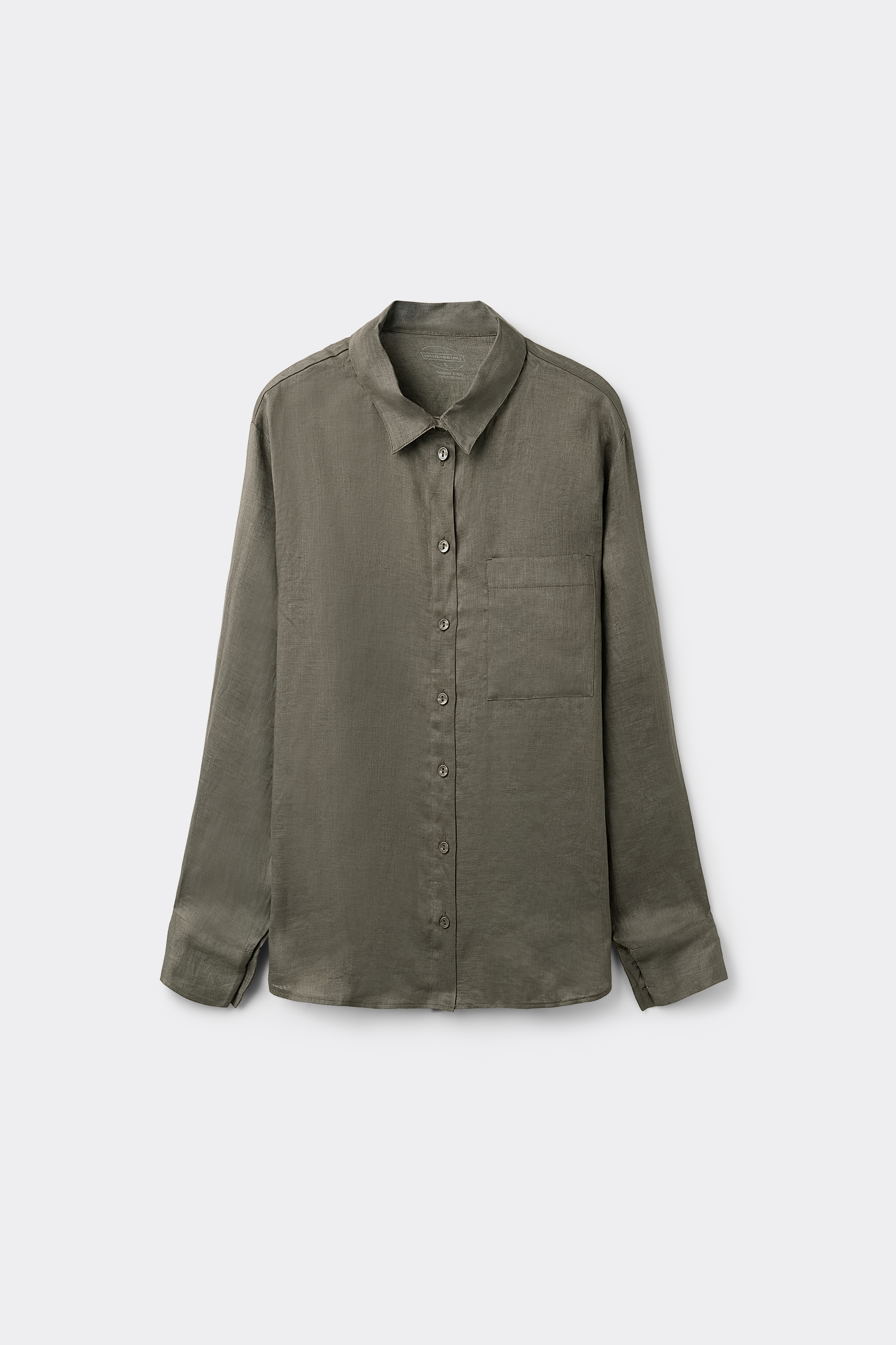 Рубашка из Льняной Ткани The Pure Linen