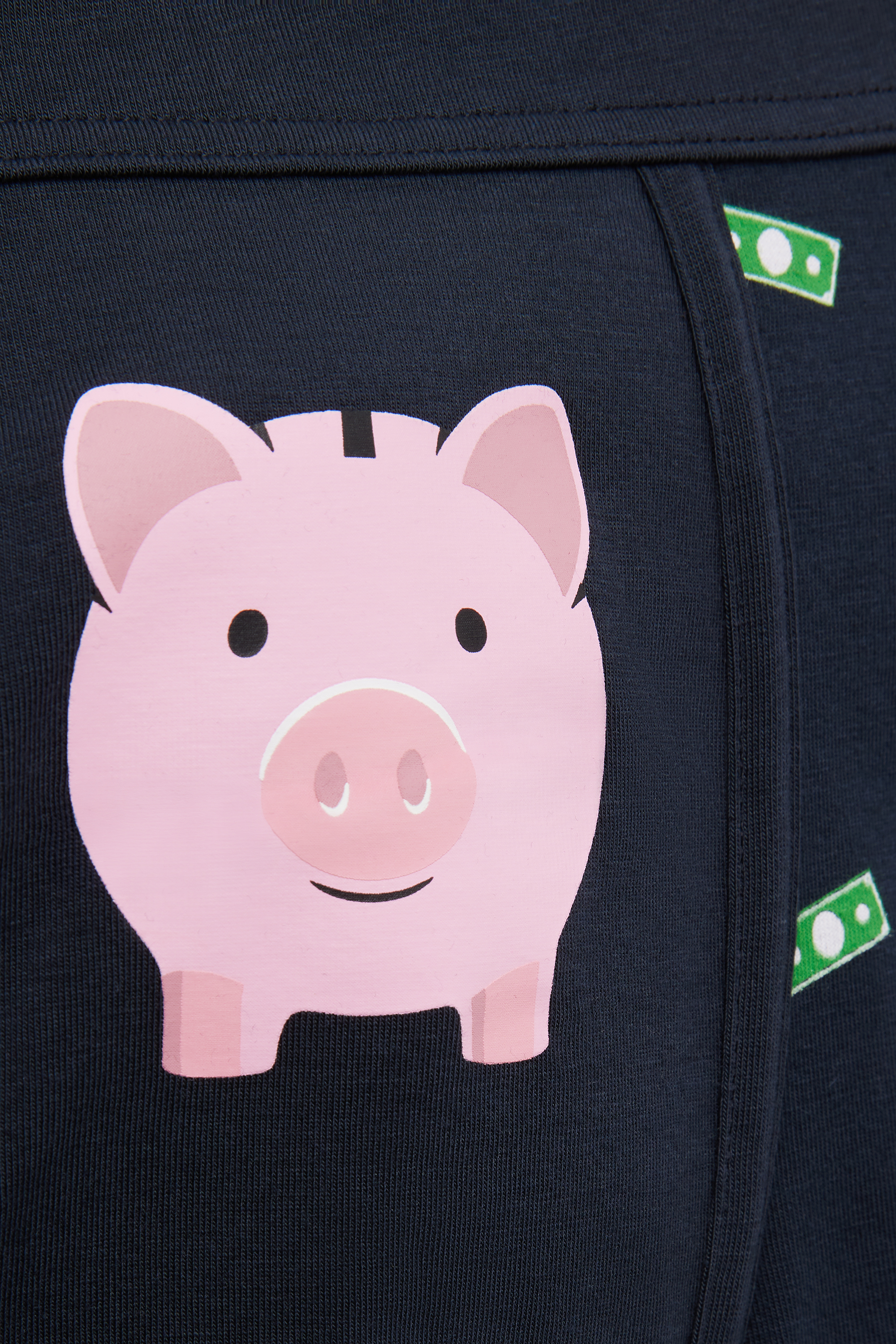 ドル＆ピギーバンクプリント Superiorコットン ボクサー