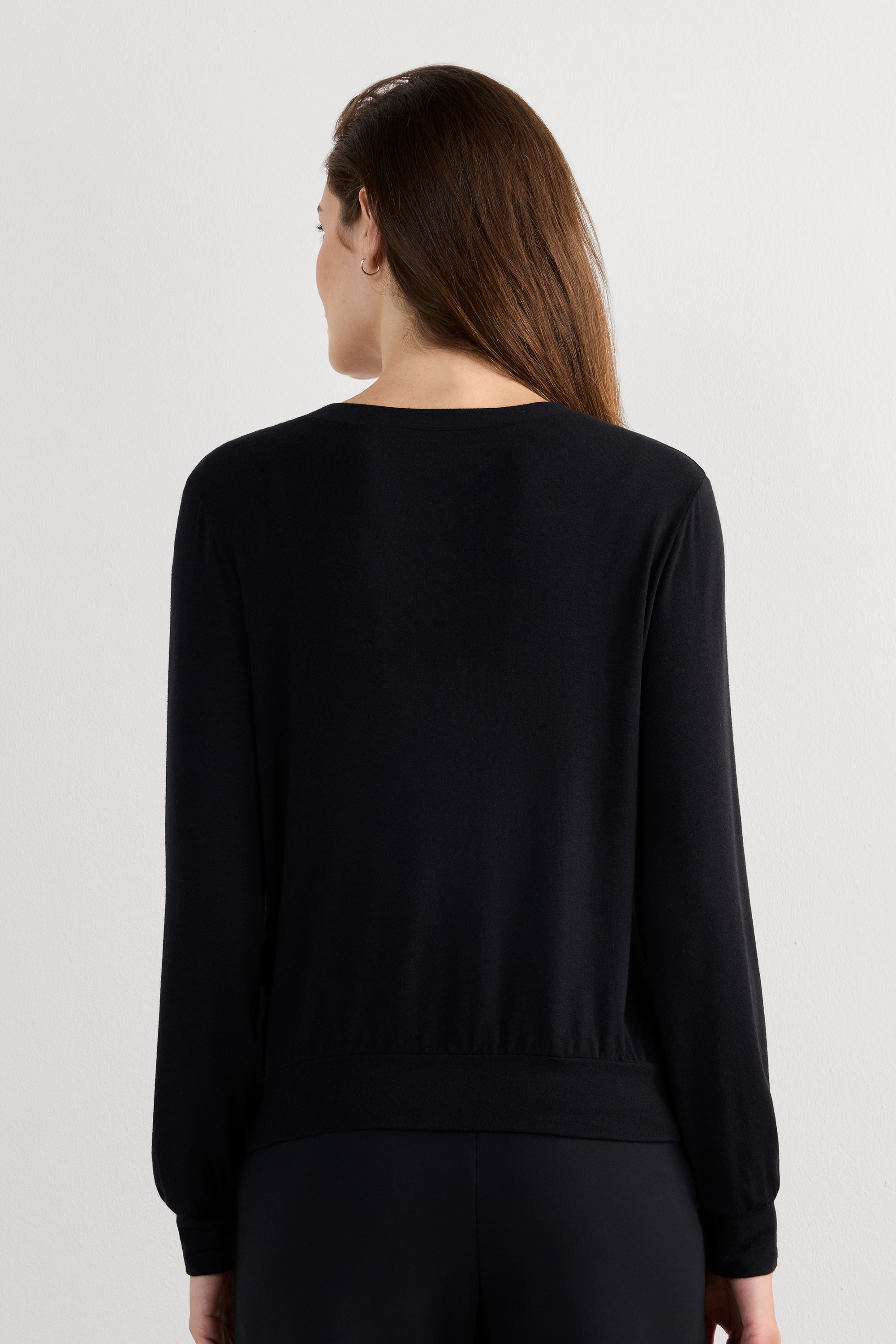 ライトカシミヤ モダール カーディガン