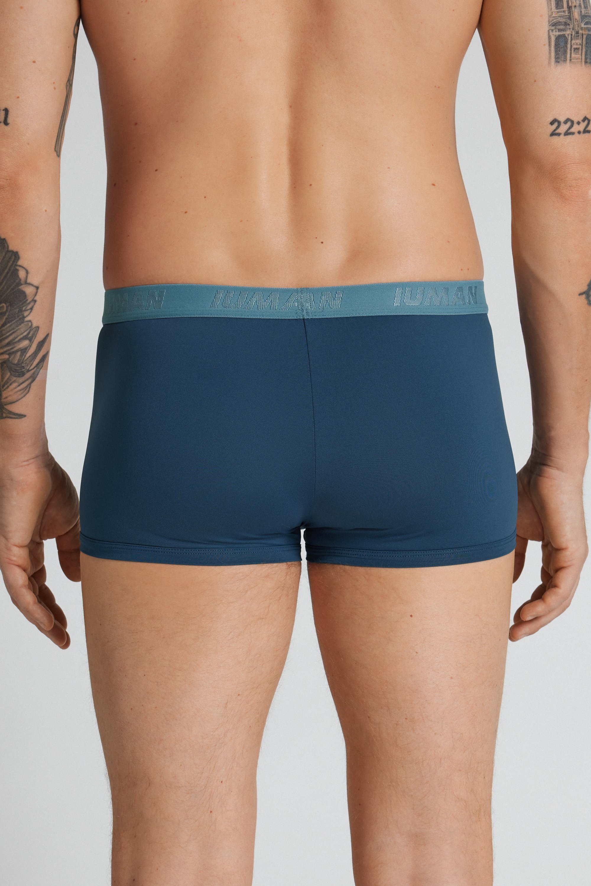 ロゴ入り マイクロファイバー ボクサー