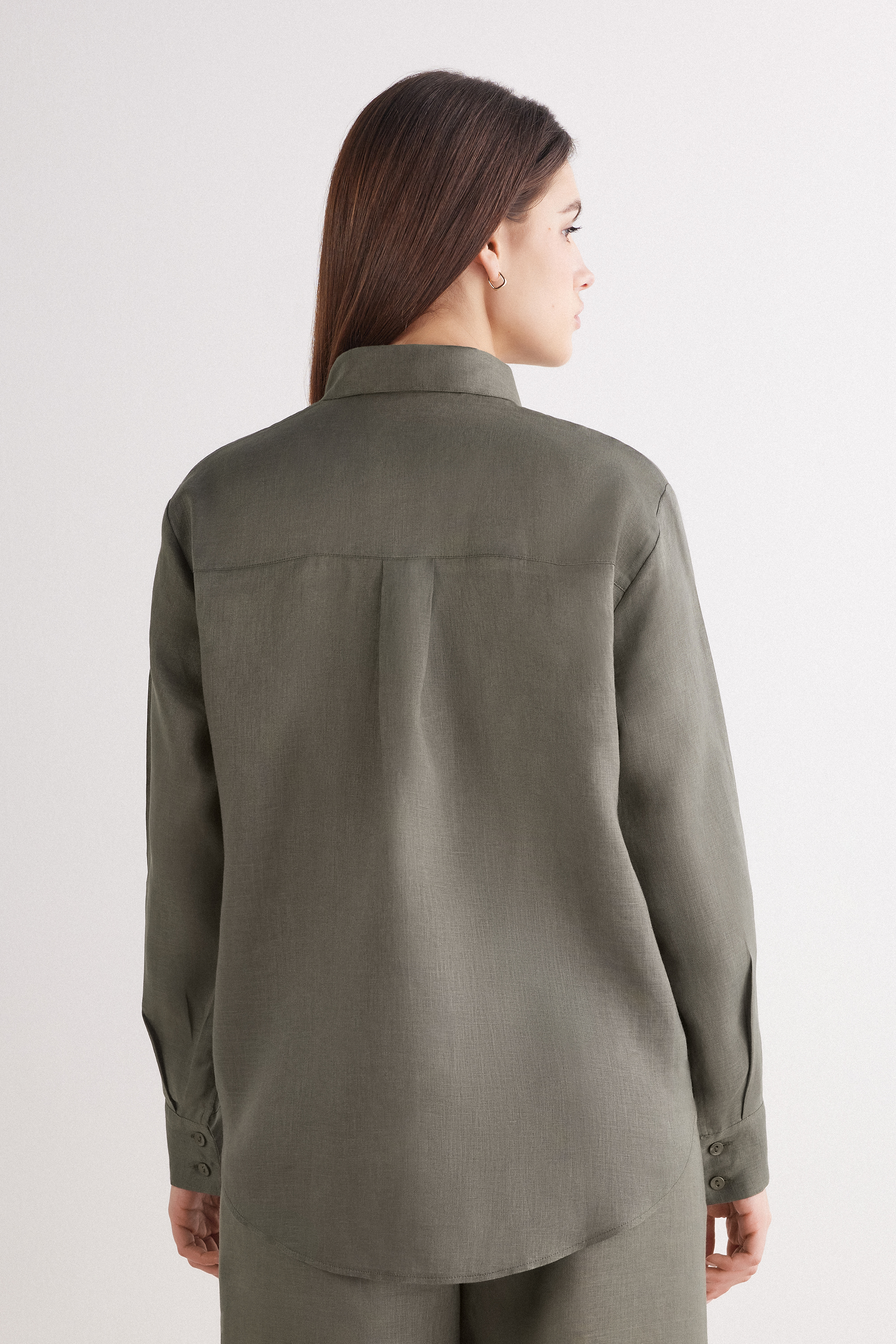 The Pure Linen リネンファブリック シャツ